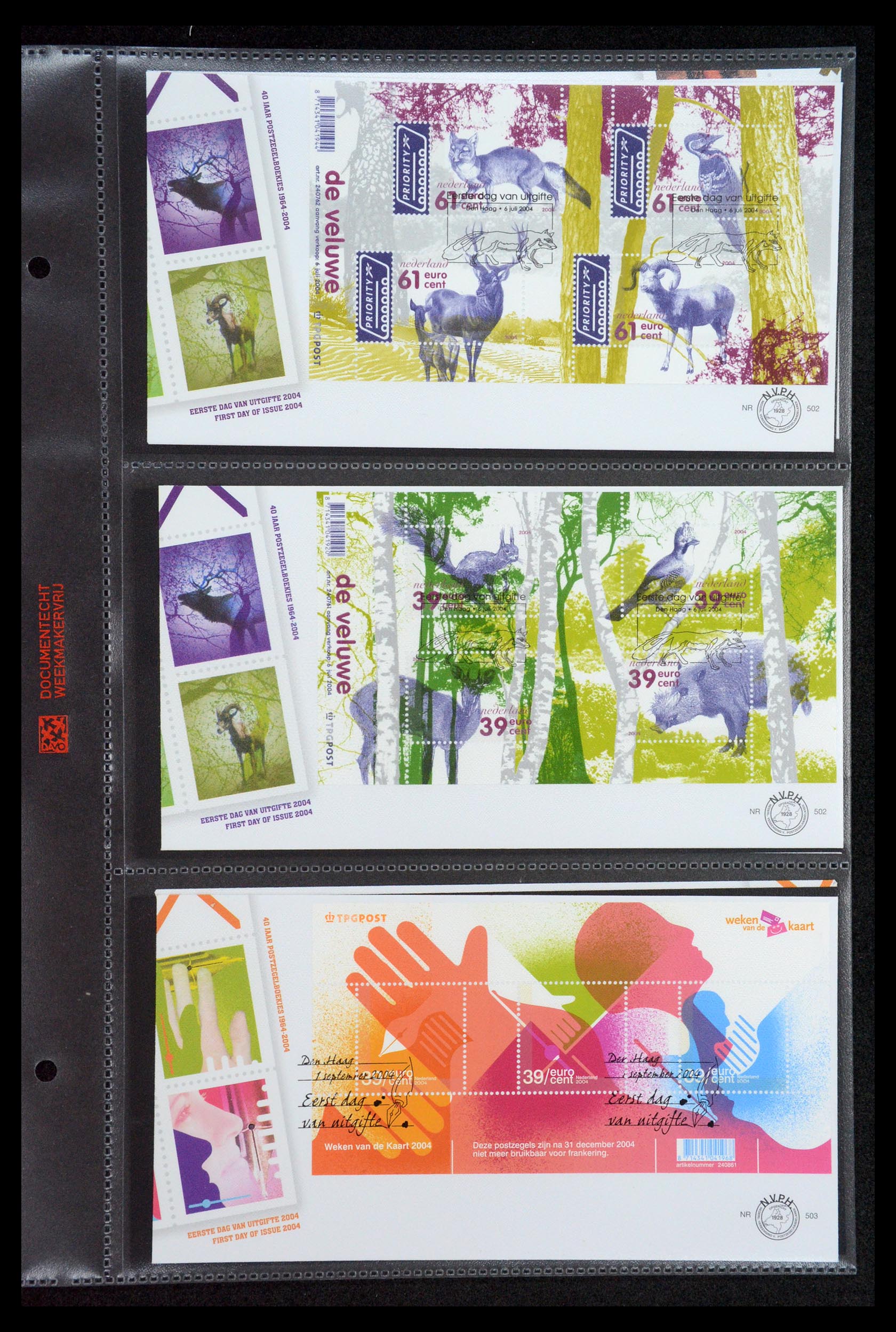 35122 057 - Stamp Collection 35122 Netherlands FDC's 1997-2019!