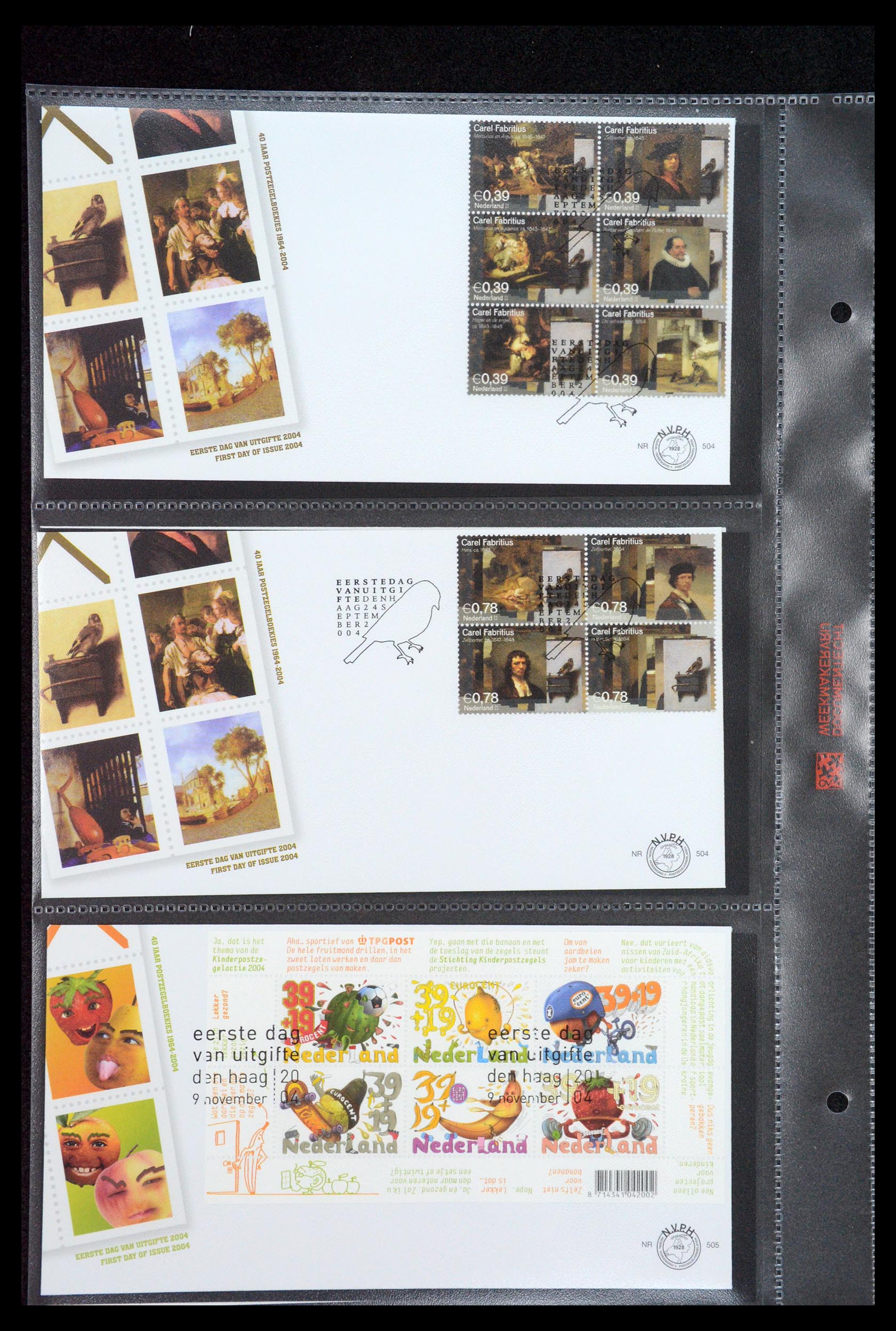 35122 058 - Stamp Collection 35122 Netherlands FDC's 1997-2019!