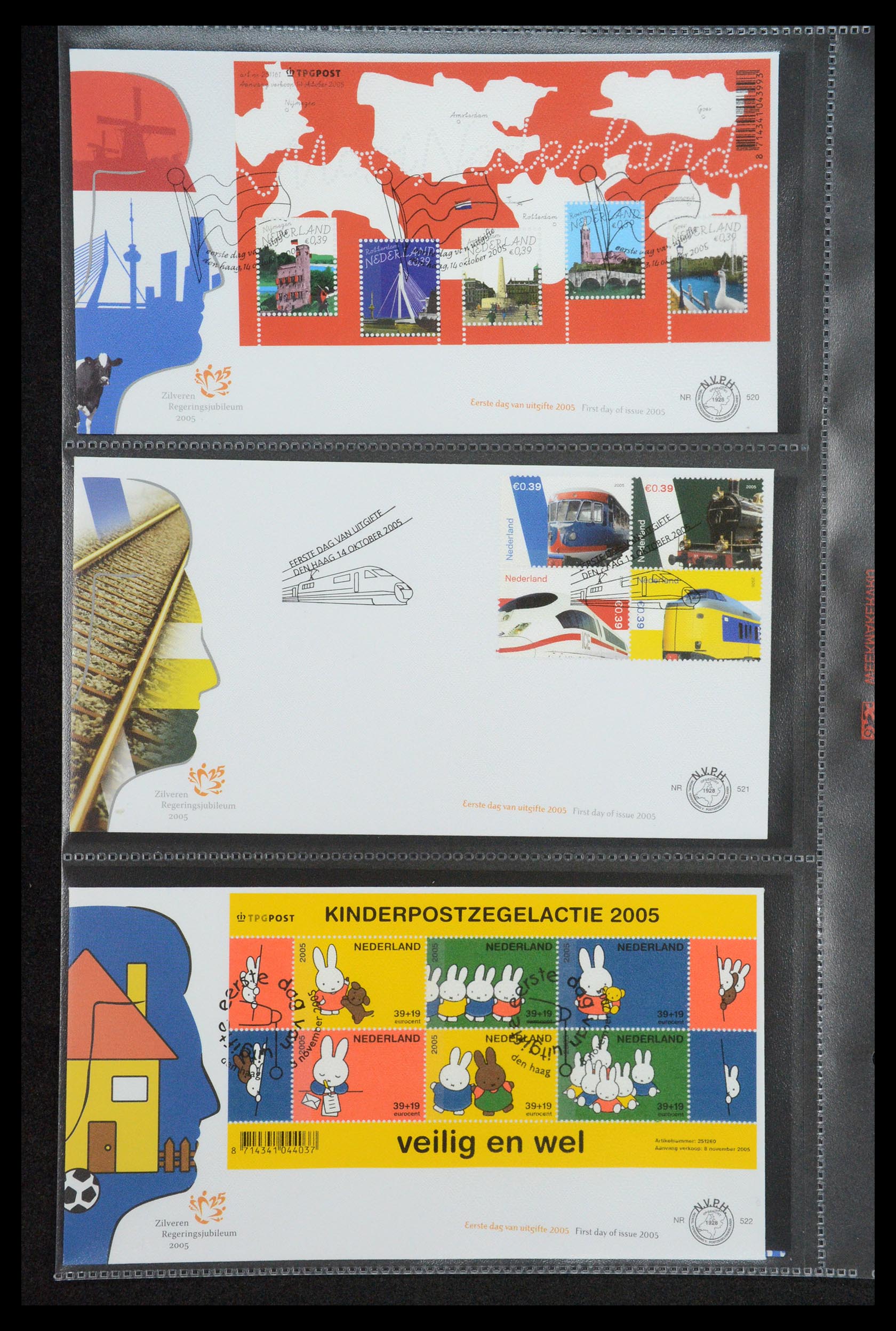 35122 067 - Stamp Collection 35122 Netherlands FDC's 1997-2019!