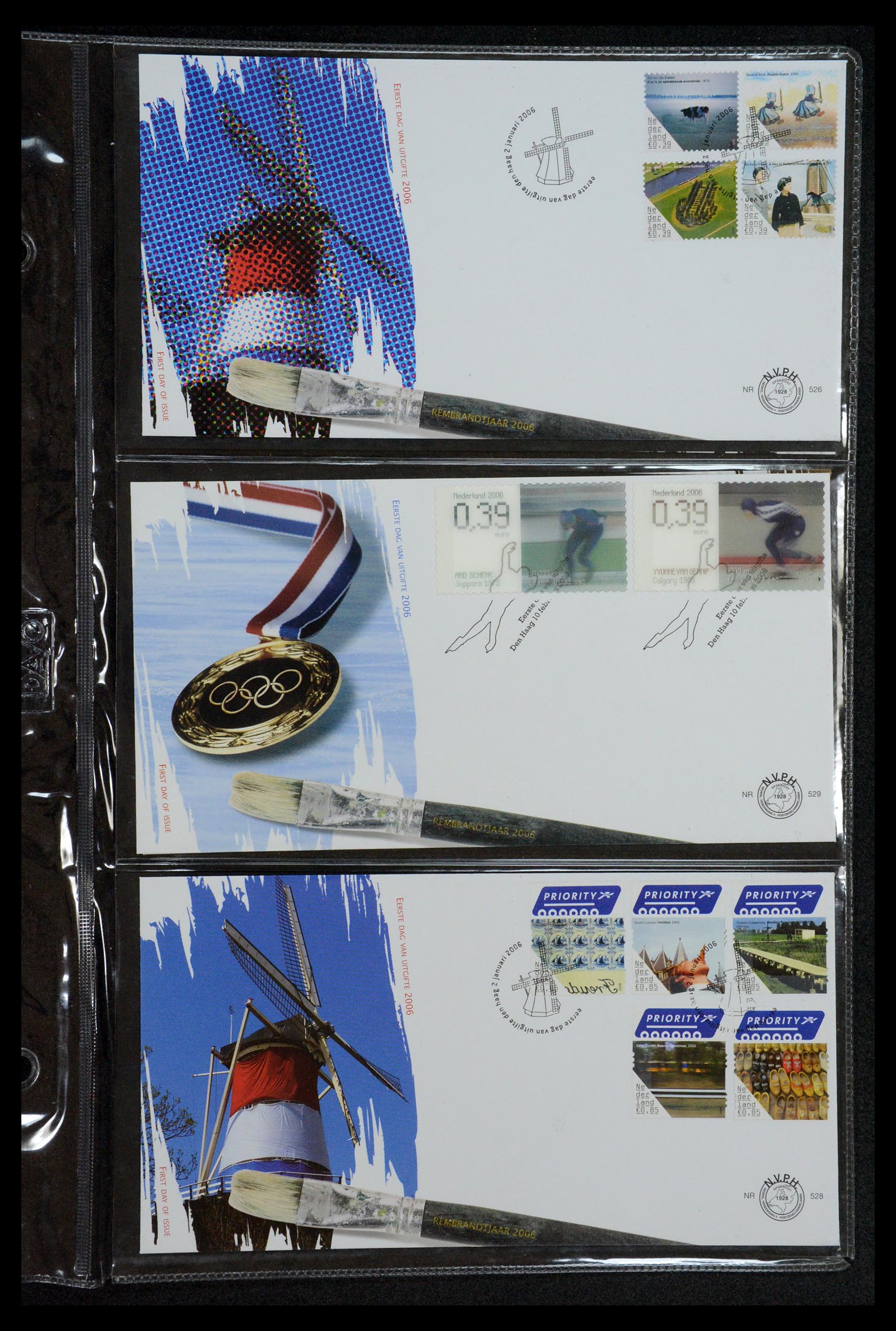 35122 070 - Stamp Collection 35122 Netherlands FDC's 1997-2019!