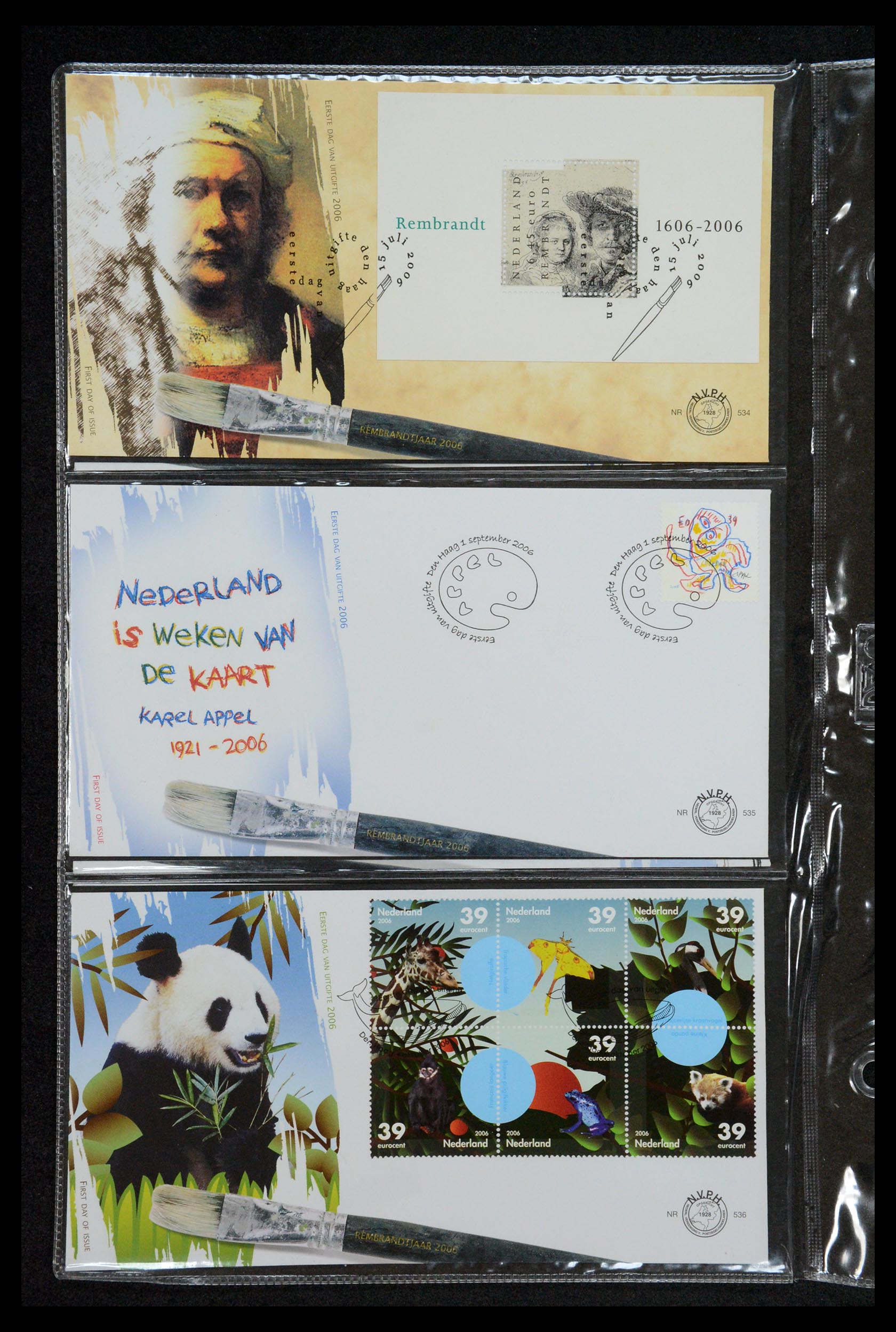 35122 073 - Postzegelverzameling 35122 Nederland FDC's 1997-2019!