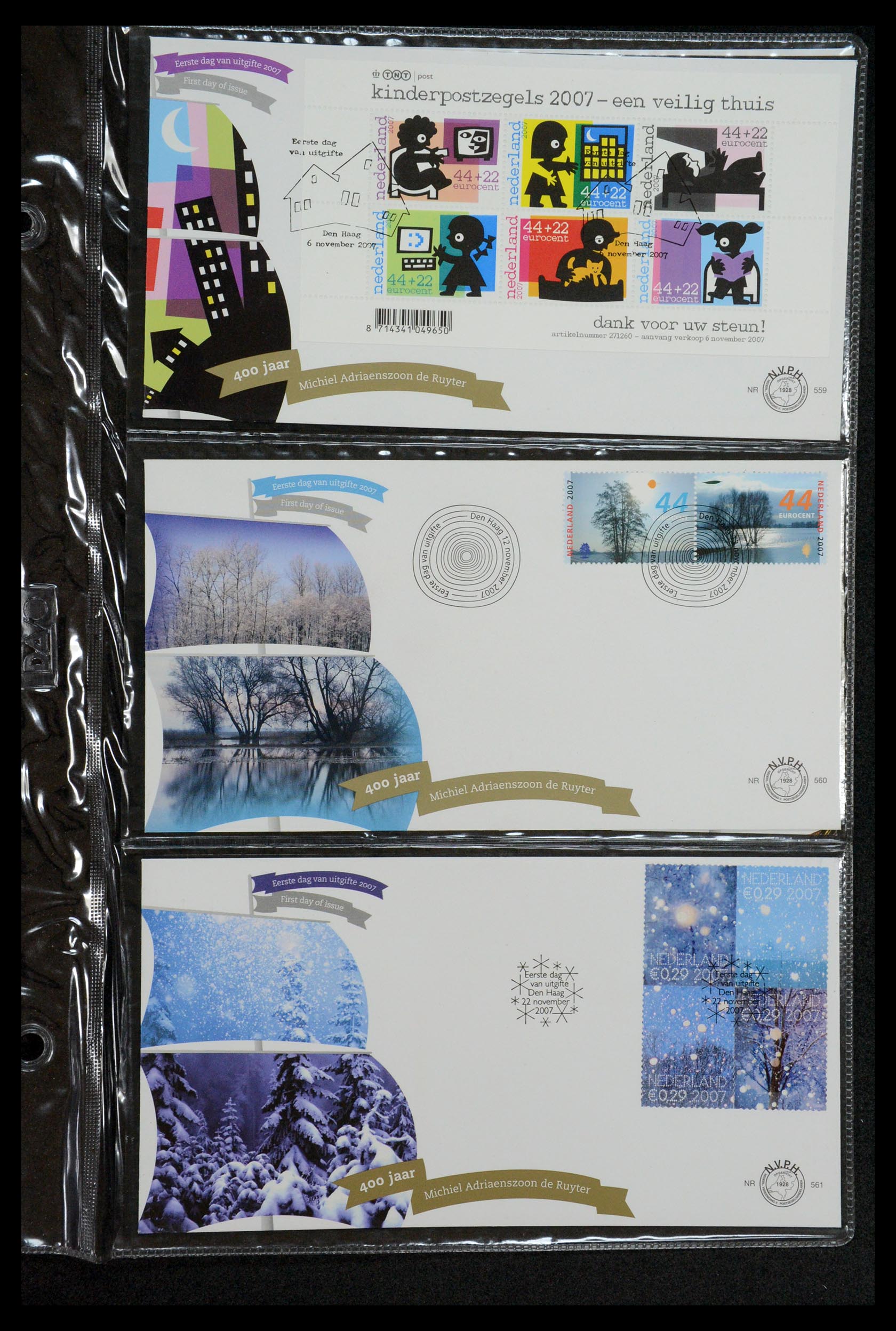 35122 084 - Stamp Collection 35122 Netherlands FDC's 1997-2019!
