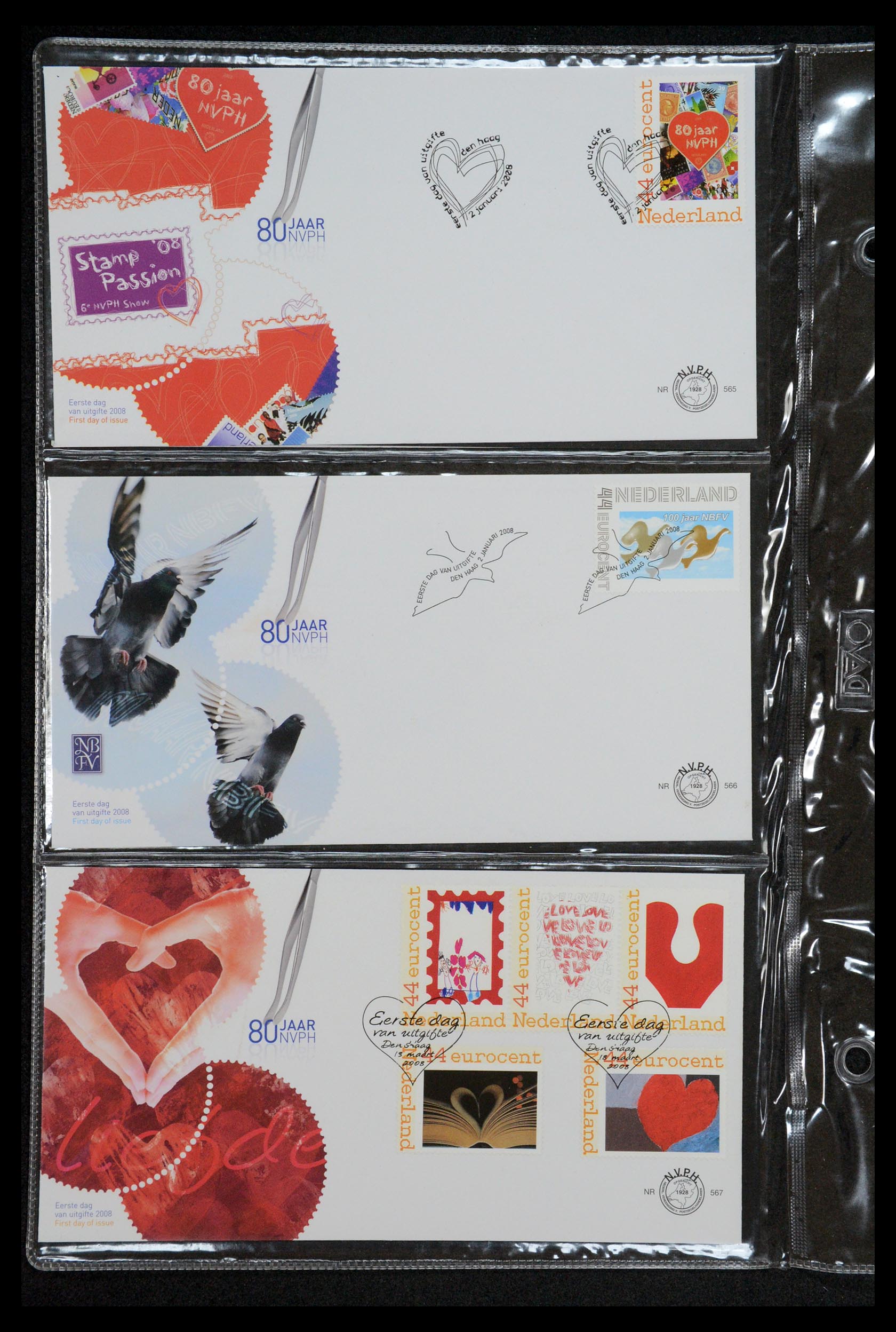 35122 087 - Stamp Collection 35122 Netherlands FDC's 1997-2019!