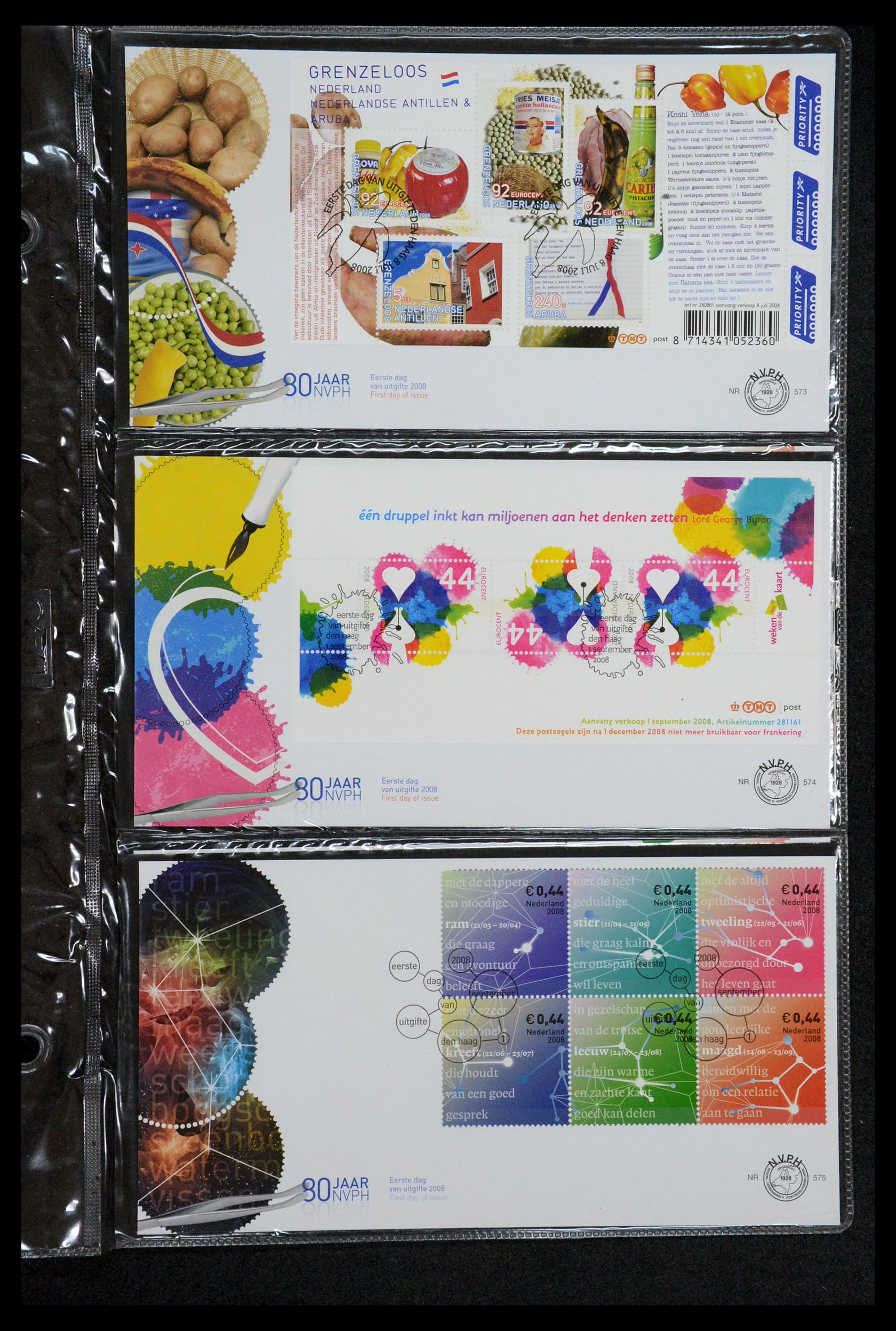 35122 090 - Stamp Collection 35122 Netherlands FDC's 1997-2019!