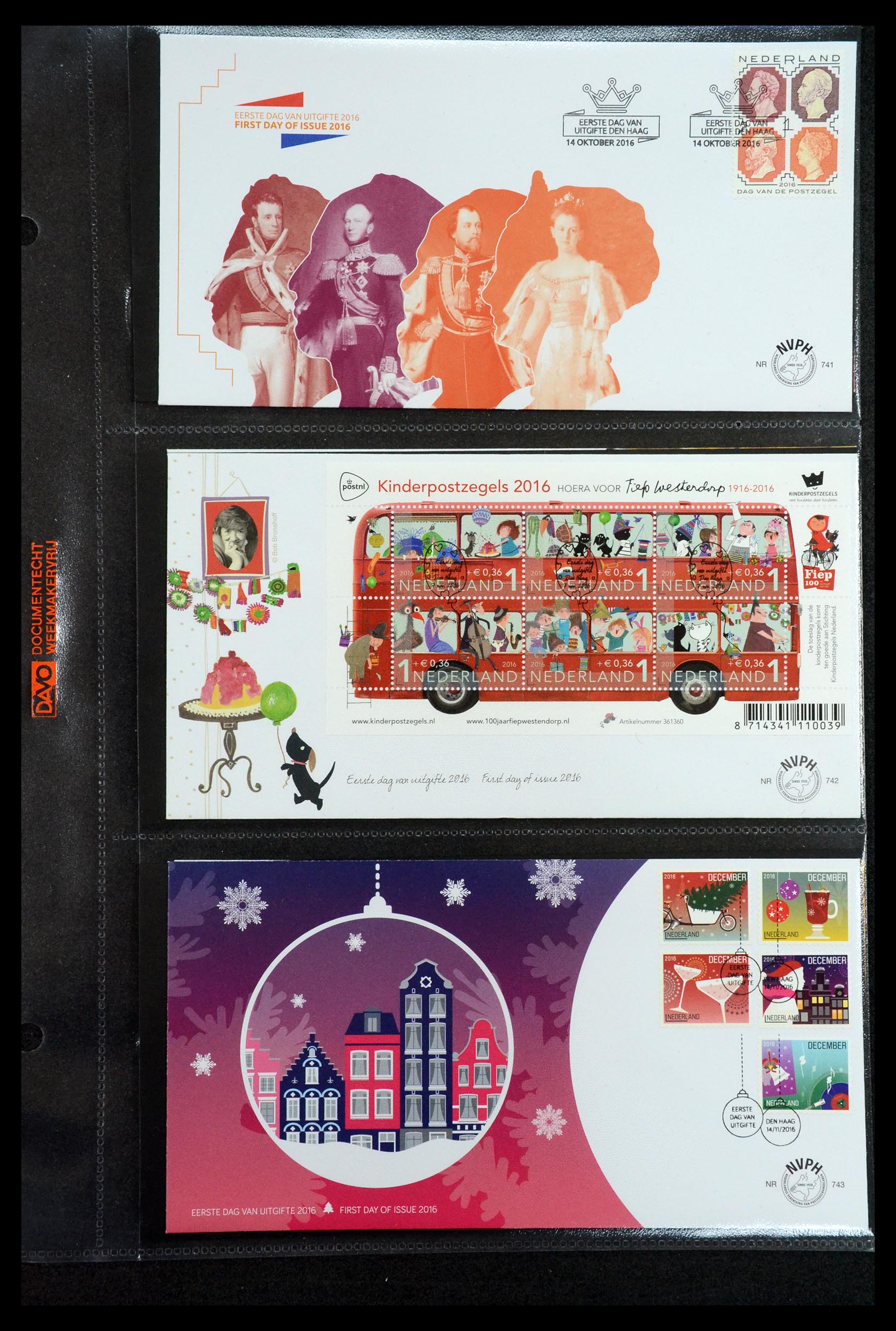 35122 164 - Postzegelverzameling 35122 Nederland FDC's 1997-2019!