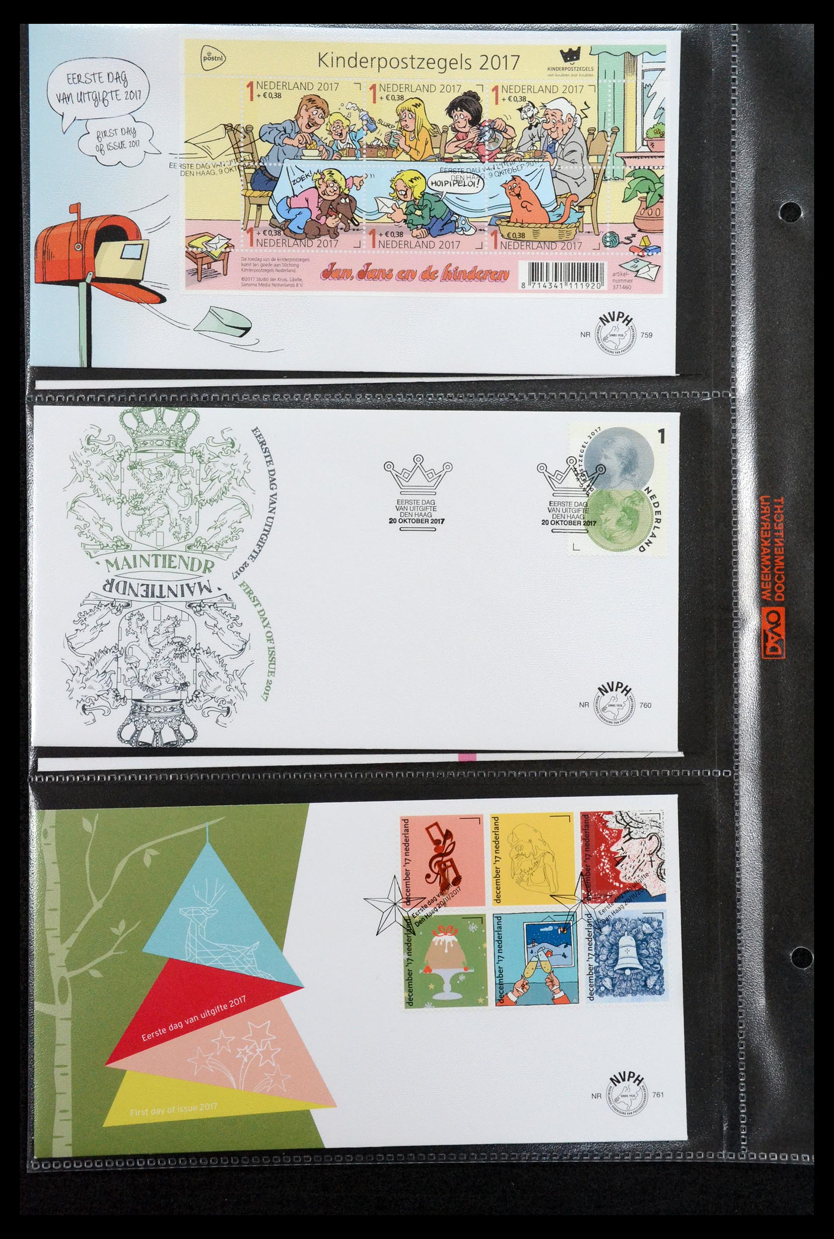 35122 173 - Stamp Collection 35122 Netherlands FDC's 1997-2019!
