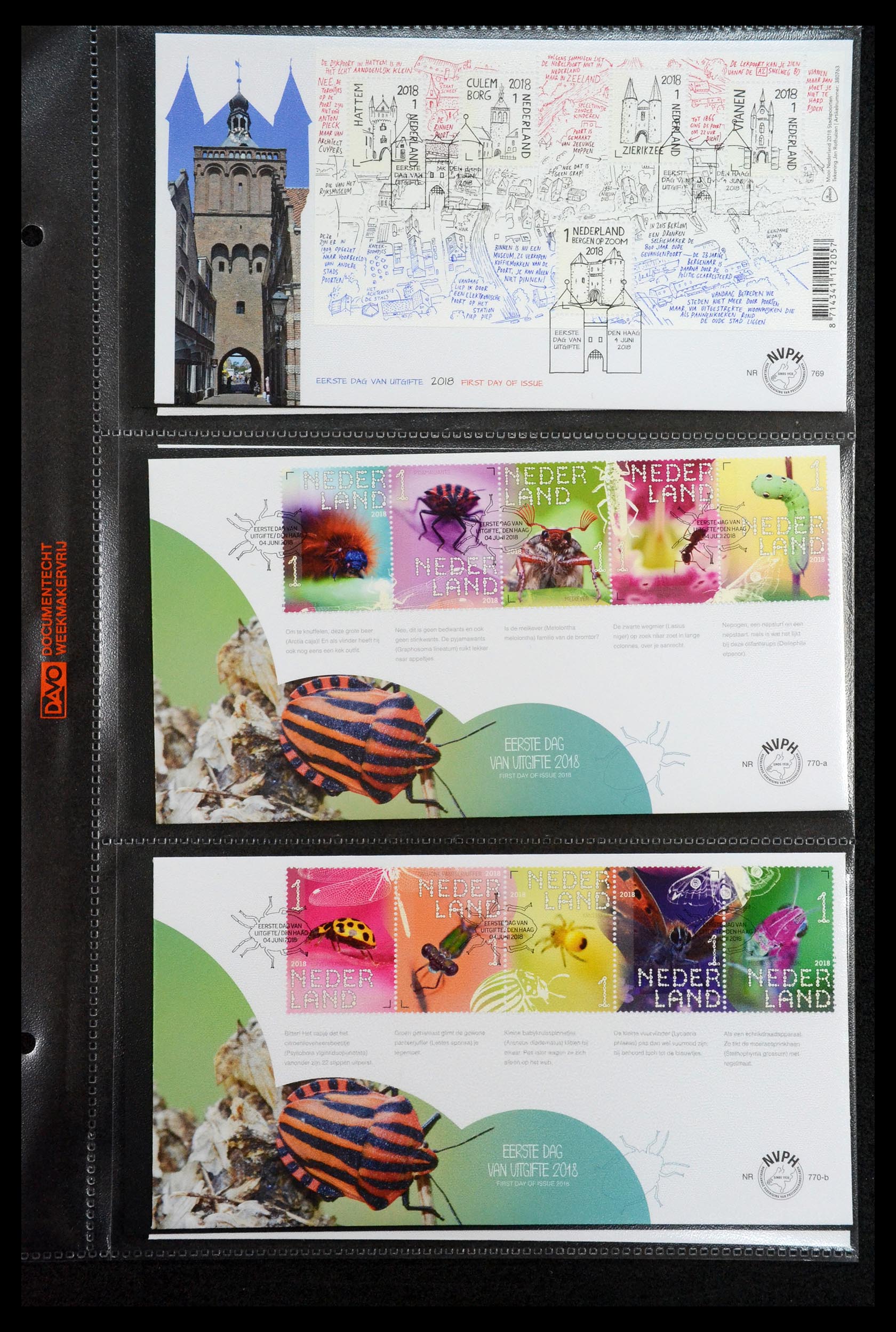 35123 007 - Stamp Collection 35123 Netherlands FDC's 1997-2019!