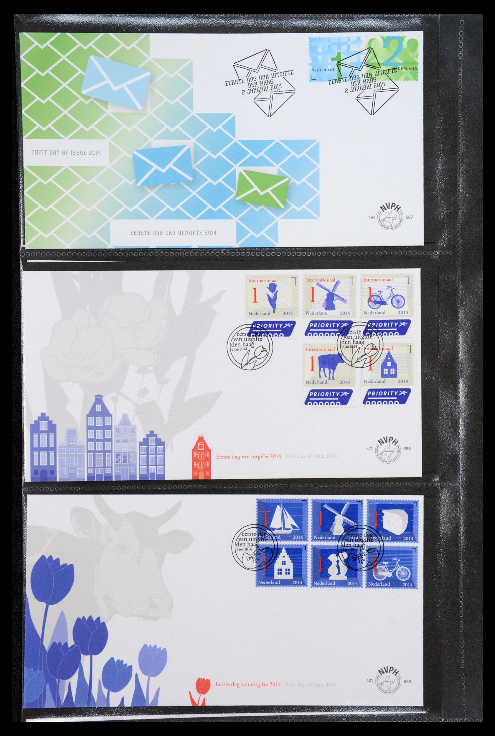 35123 046 - Stamp Collection 35123 Netherlands FDC's 1997-2019!