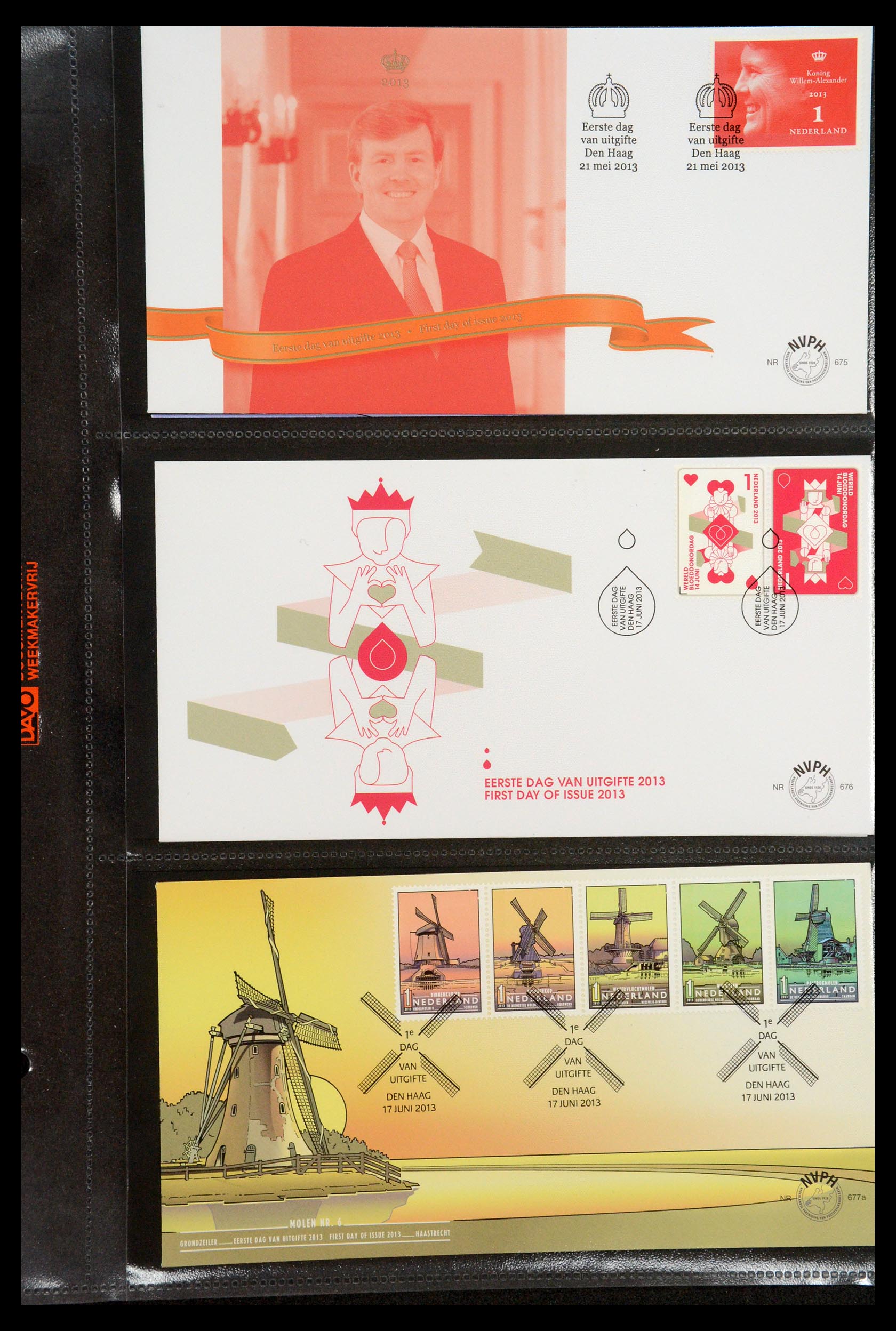 35123 051 - Stamp Collection 35123 Netherlands FDC's 1997-2019!