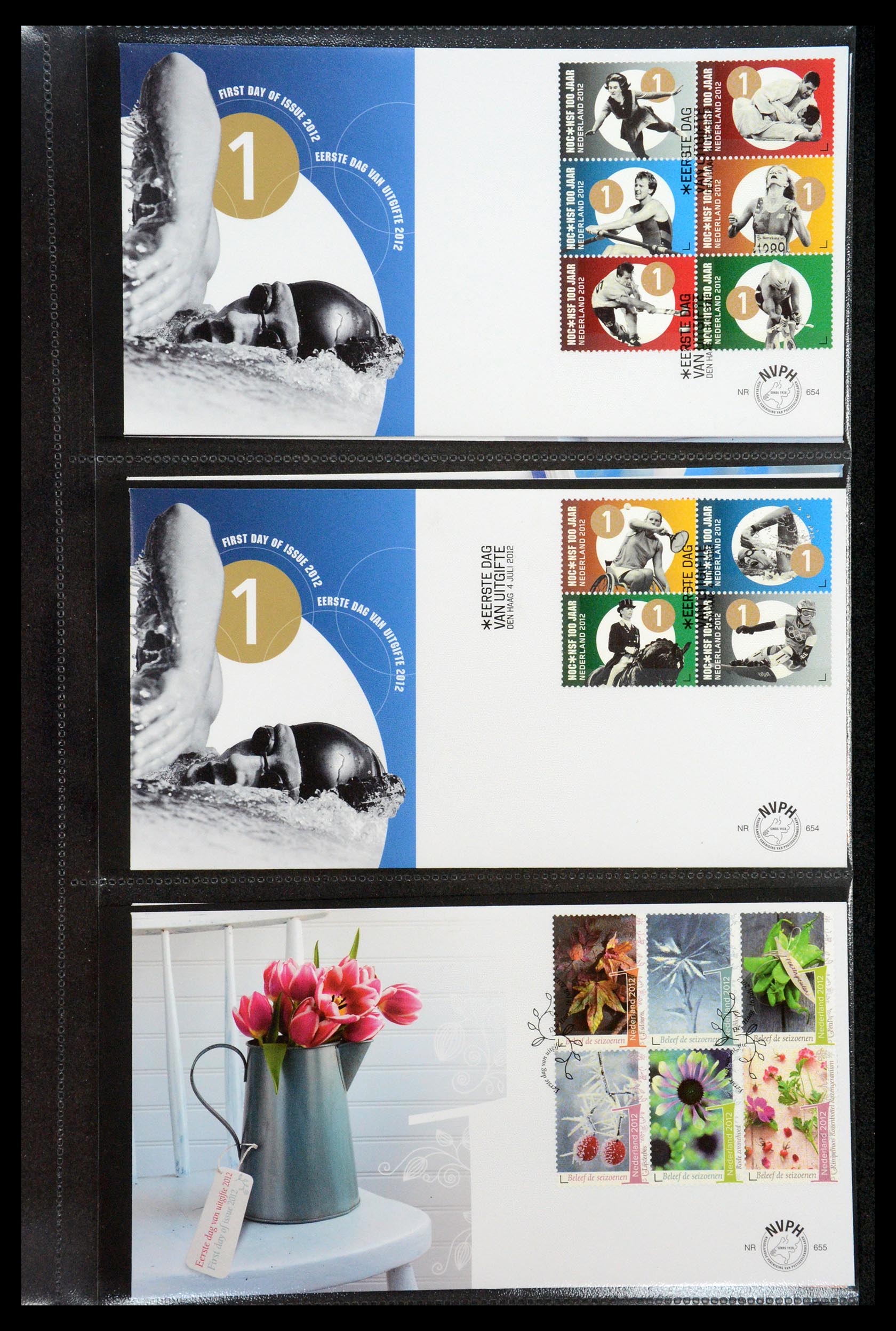 35123 061 - Stamp Collection 35123 Netherlands FDC's 1997-2019!