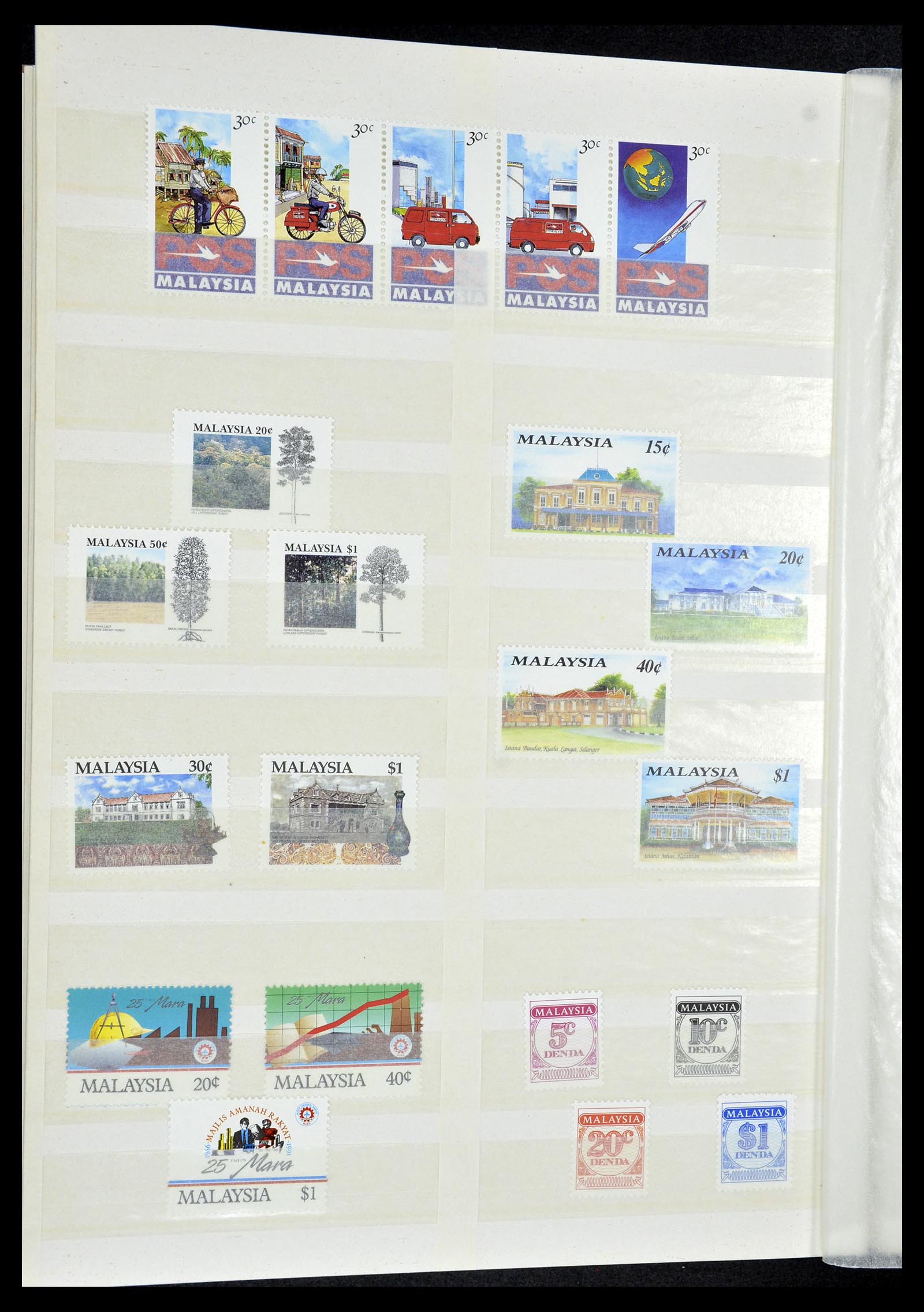 35124 024 - Postzegelverzameling 35124 Maleisië 1963-1996.