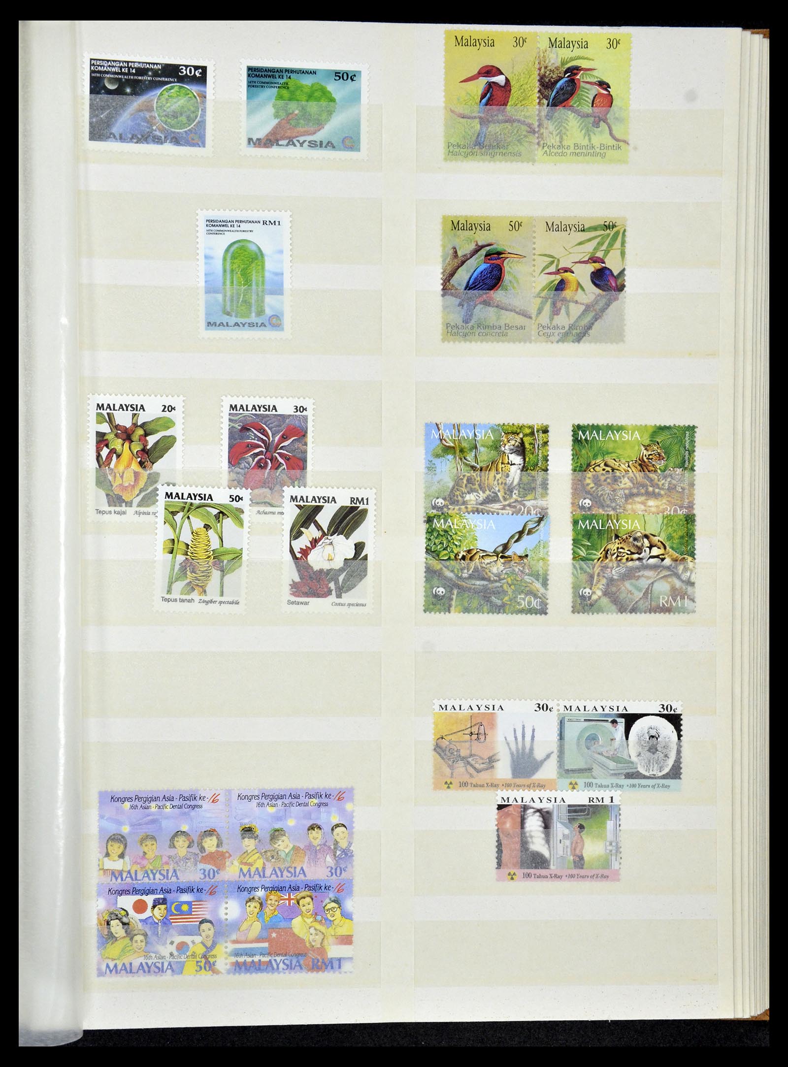 35124 026 - Postzegelverzameling 35124 Maleisië 1963-1996.