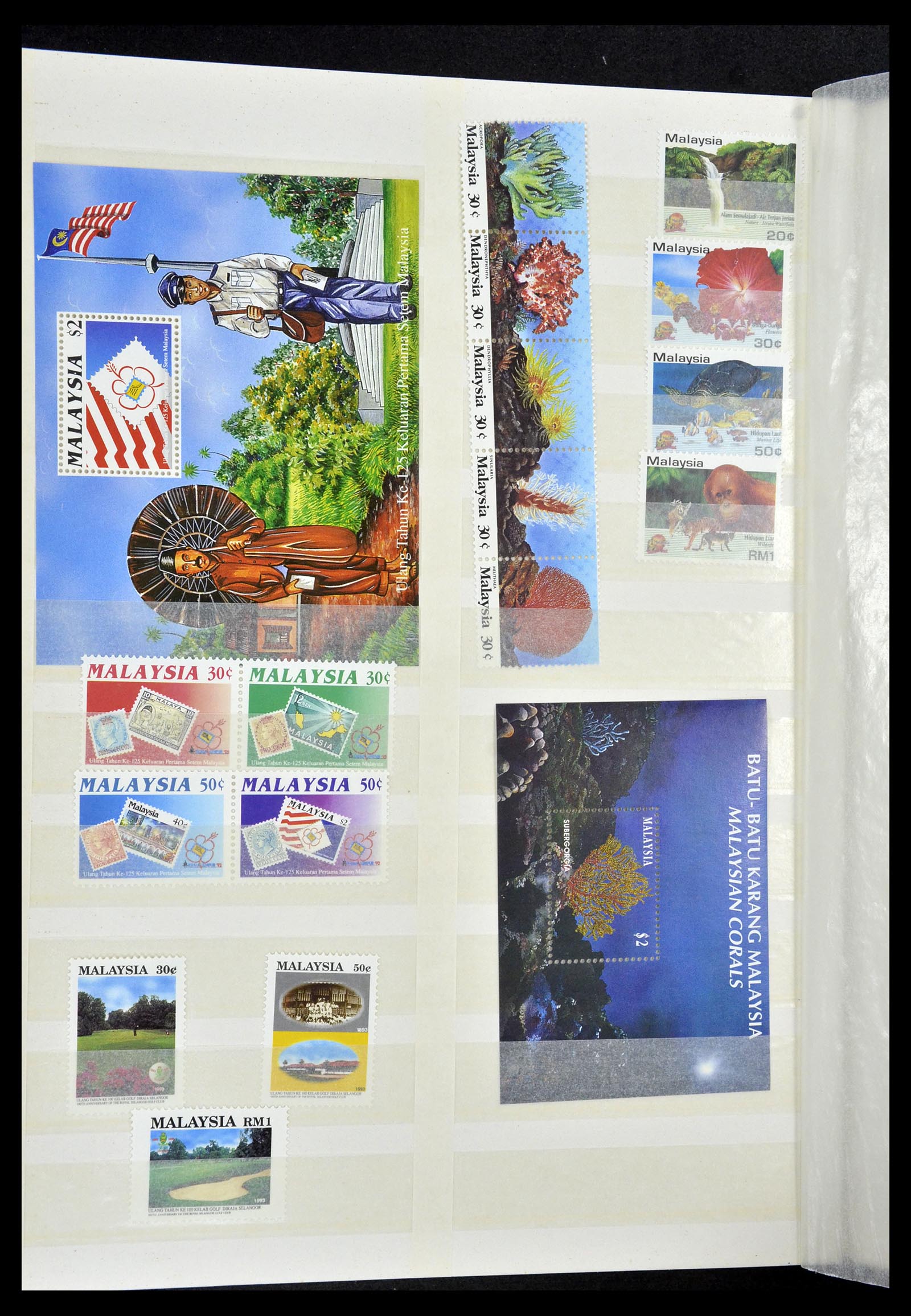 35124 027 - Postzegelverzameling 35124 Maleisië 1963-1996.