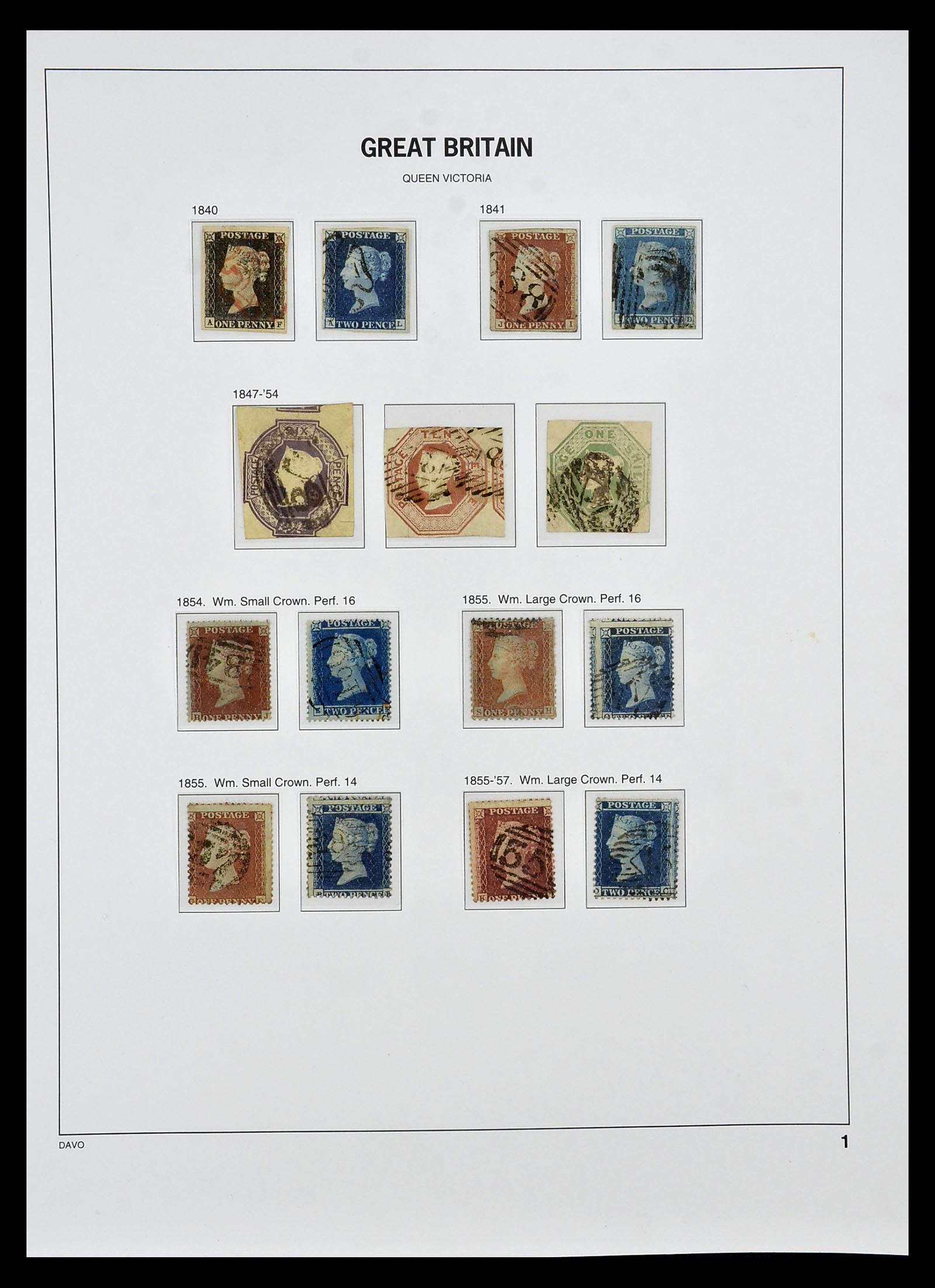 35125 001 - Stamp Collection 35125 Great Britain 1840-2004.