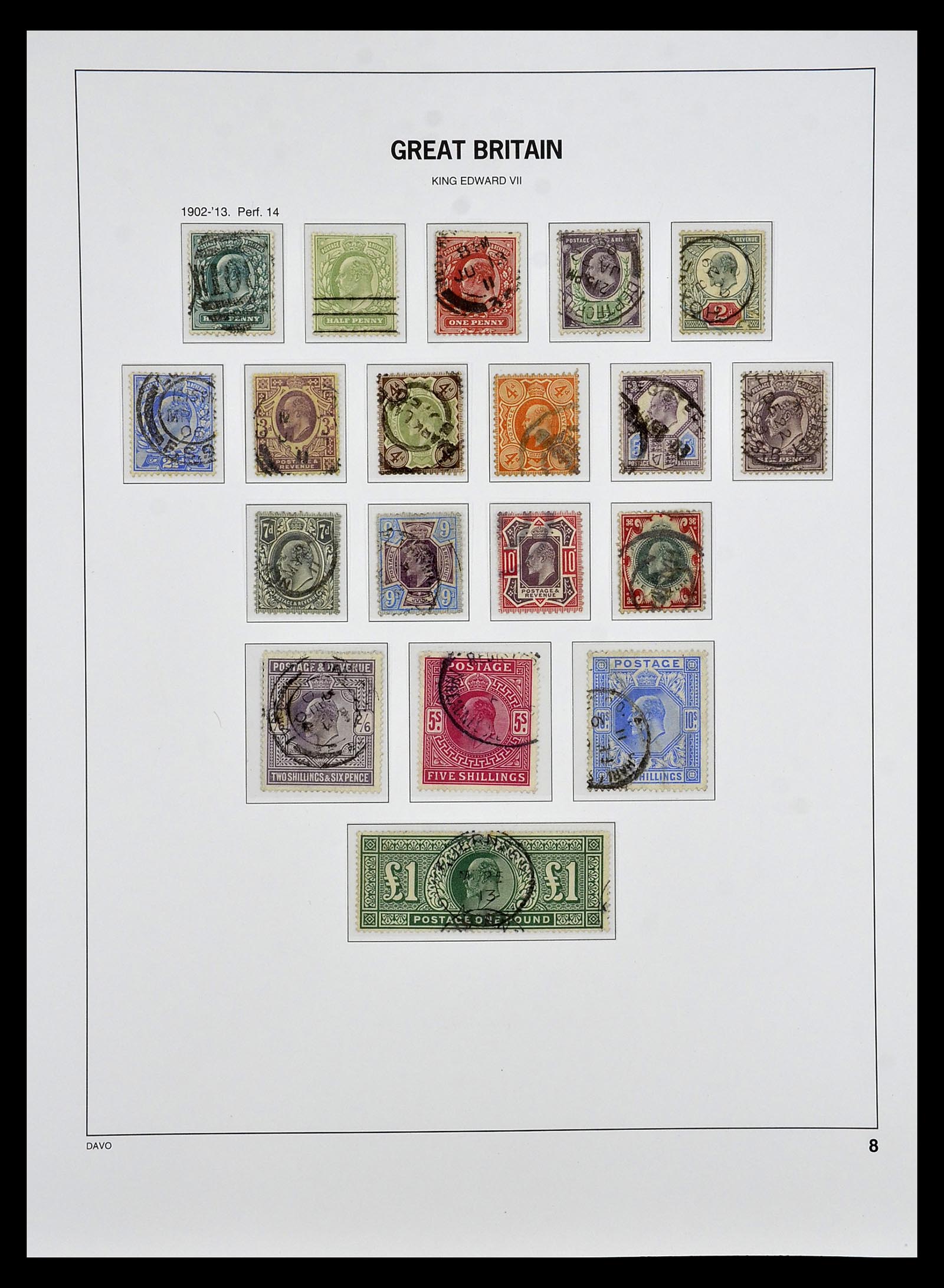 35125 008 - Stamp Collection 35125 Great Britain 1840-2004.