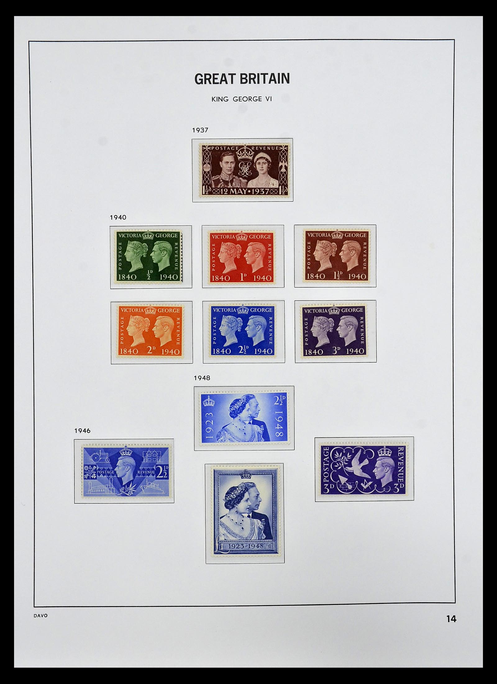 35125 014 - Stamp Collection 35125 Great Britain 1840-2004.