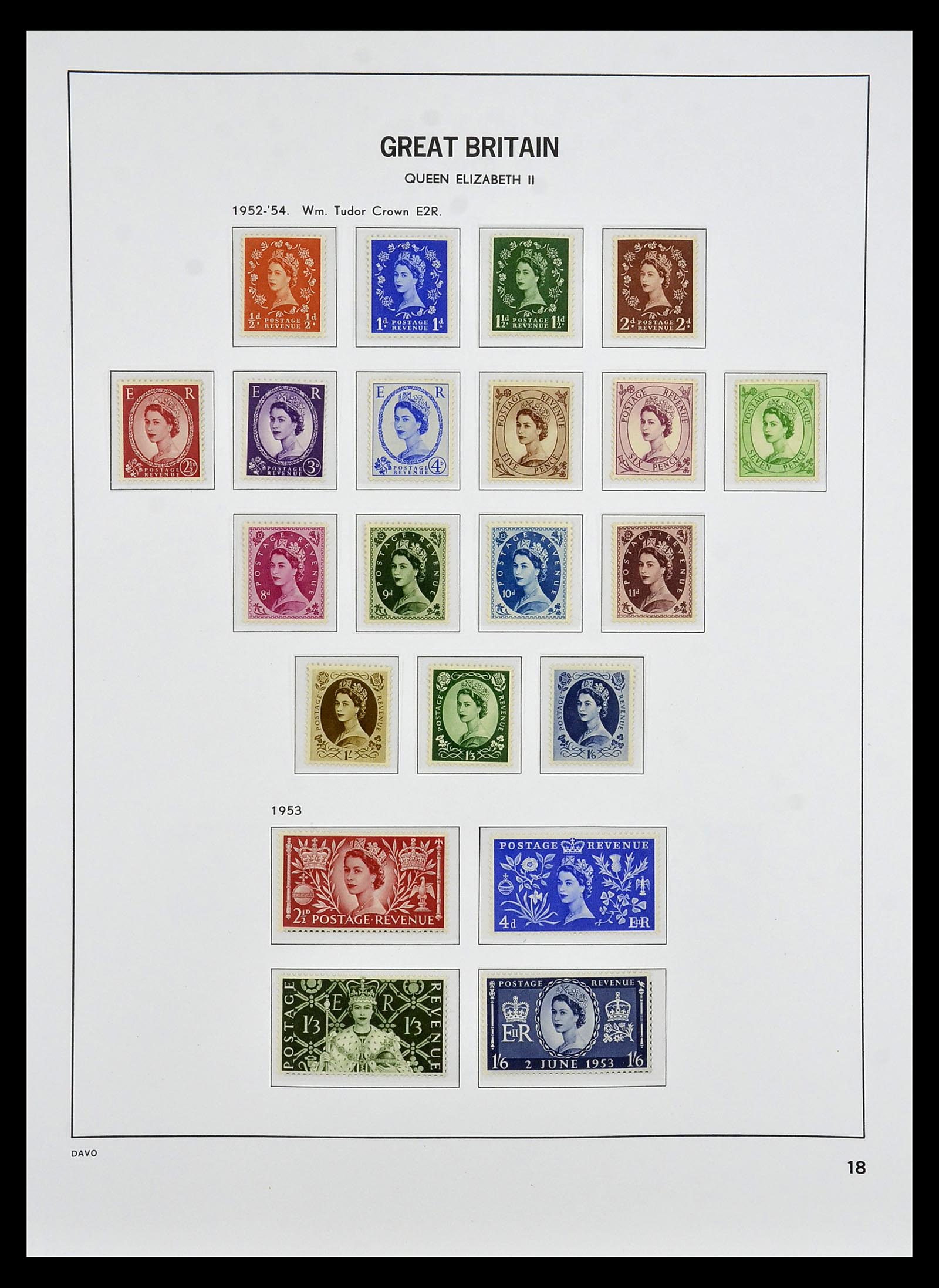 35125 018 - Stamp Collection 35125 Great Britain 1840-2004.