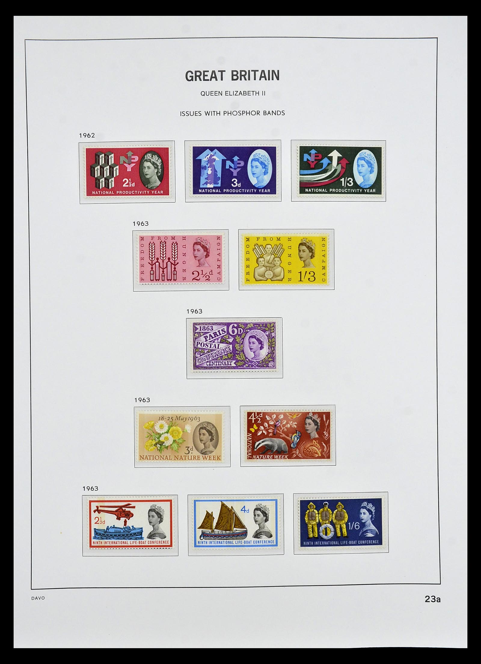 35125 025 - Postzegelverzameling 35125 Engeland 1840-2004.