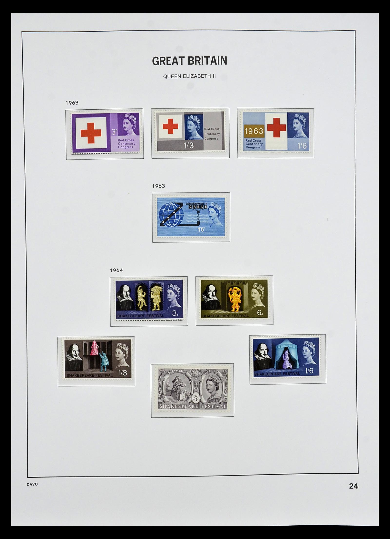 35125 026 - Postzegelverzameling 35125 Engeland 1840-2004.