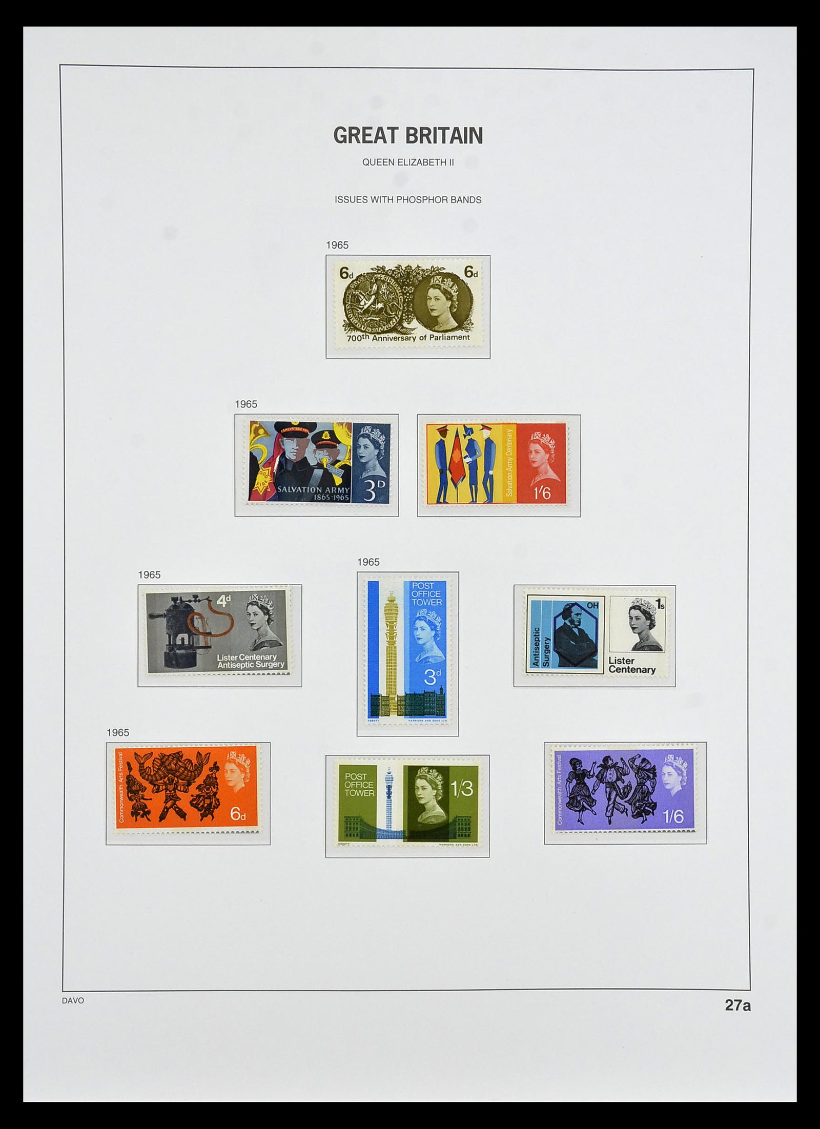 35125 033 - Postzegelverzameling 35125 Engeland 1840-2004.