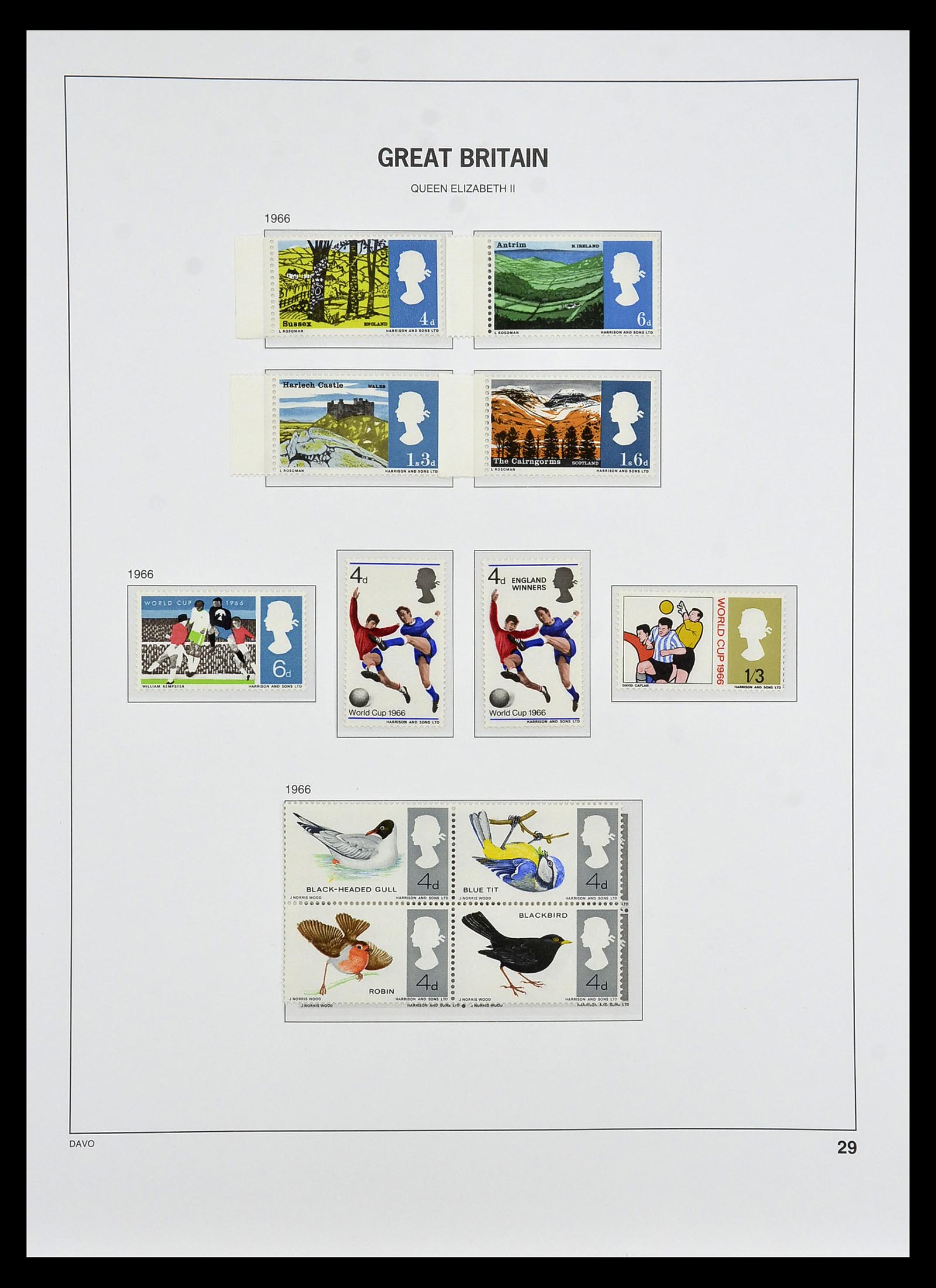 35125 036 - Postzegelverzameling 35125 Engeland 1840-2004.