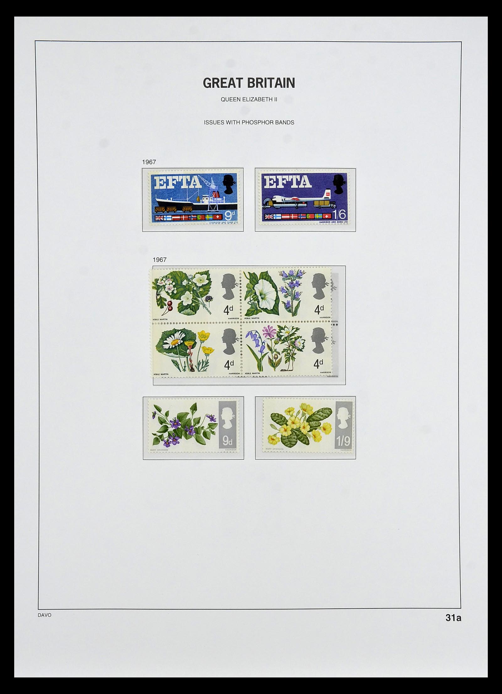 35125 041 - Postzegelverzameling 35125 Engeland 1840-2004.