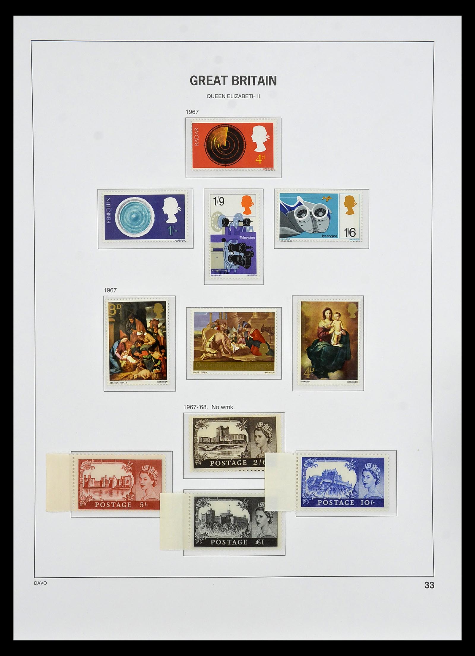 35125 044 - Postzegelverzameling 35125 Engeland 1840-2004.