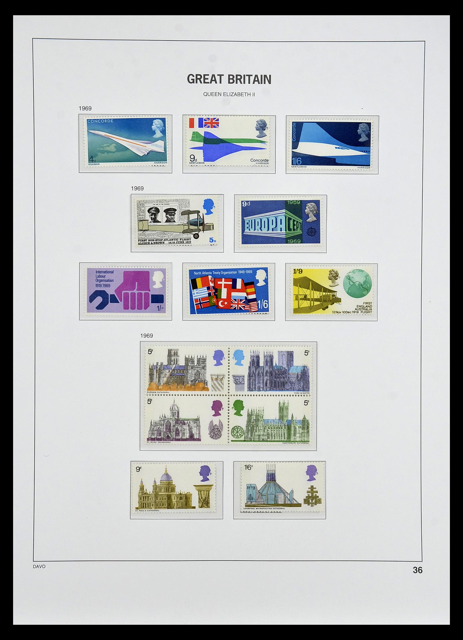 35125 047 - Postzegelverzameling 35125 Engeland 1840-2004.