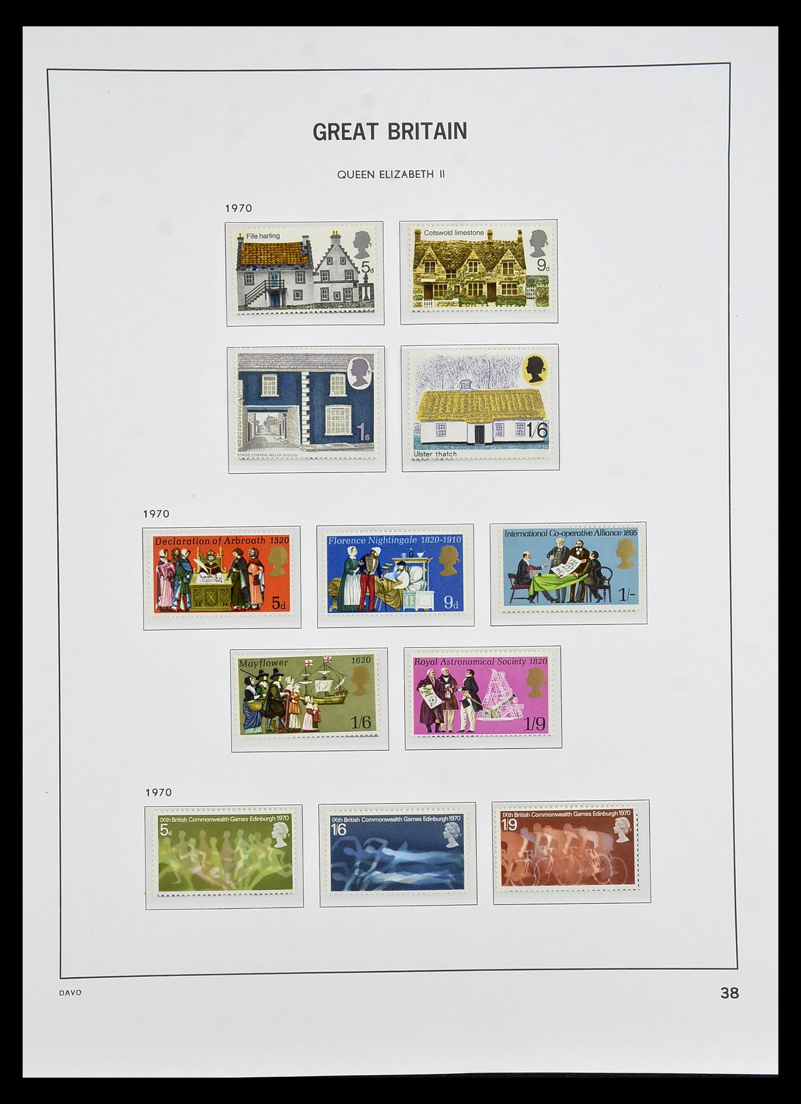 35125 049 - Postzegelverzameling 35125 Engeland 1840-2004.