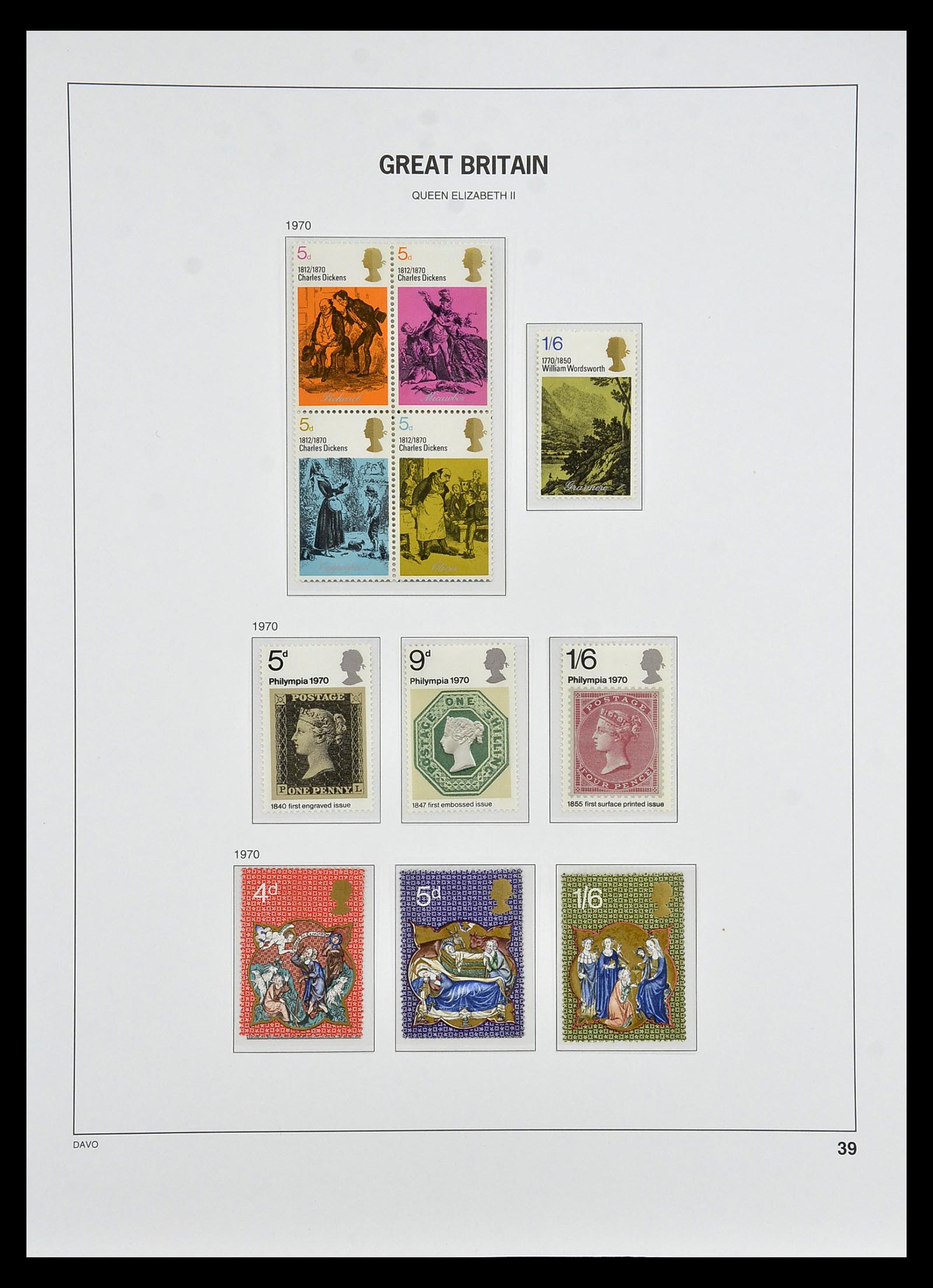 35125 050 - Postzegelverzameling 35125 Engeland 1840-2004.