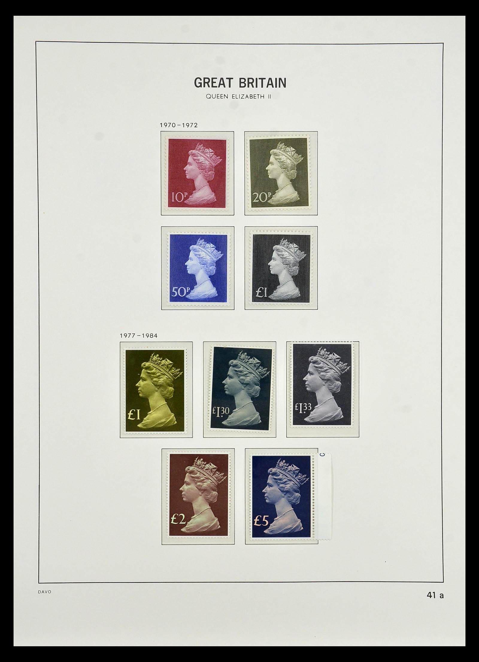 35125 053 - Postzegelverzameling 35125 Engeland 1840-2004.
