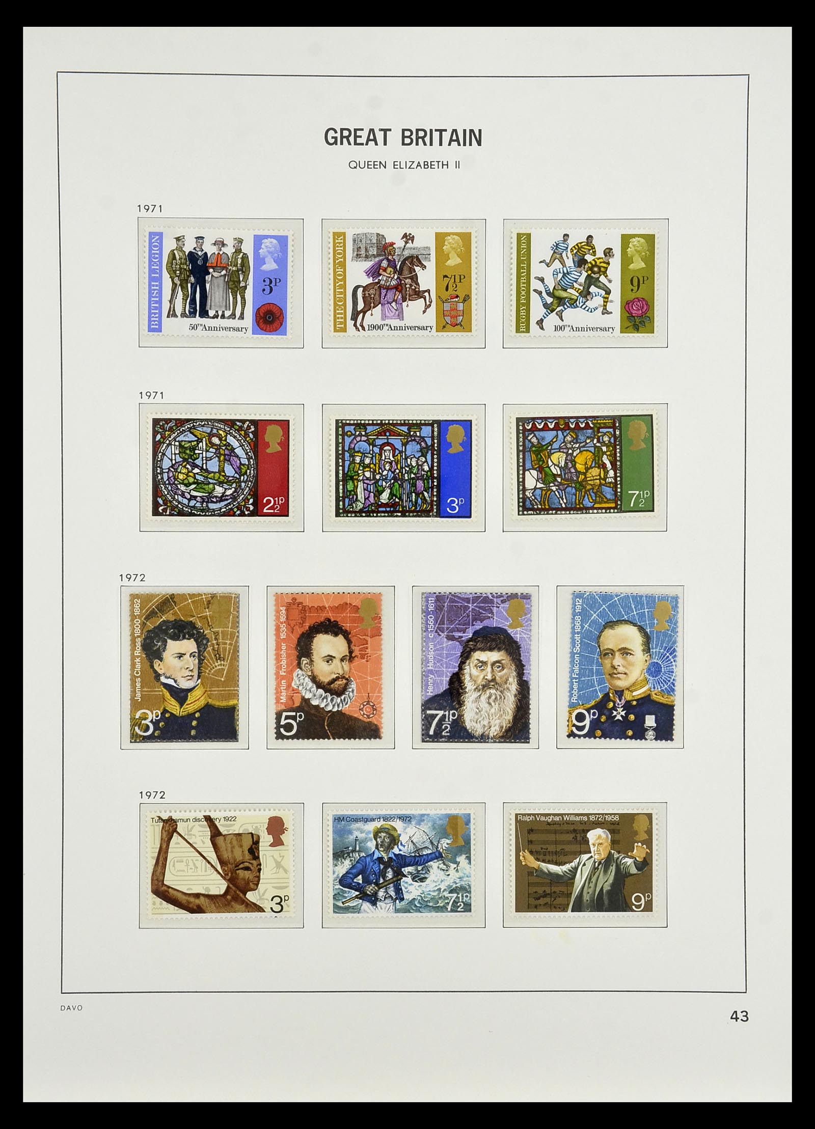 35125 055 - Postzegelverzameling 35125 Engeland 1840-2004.