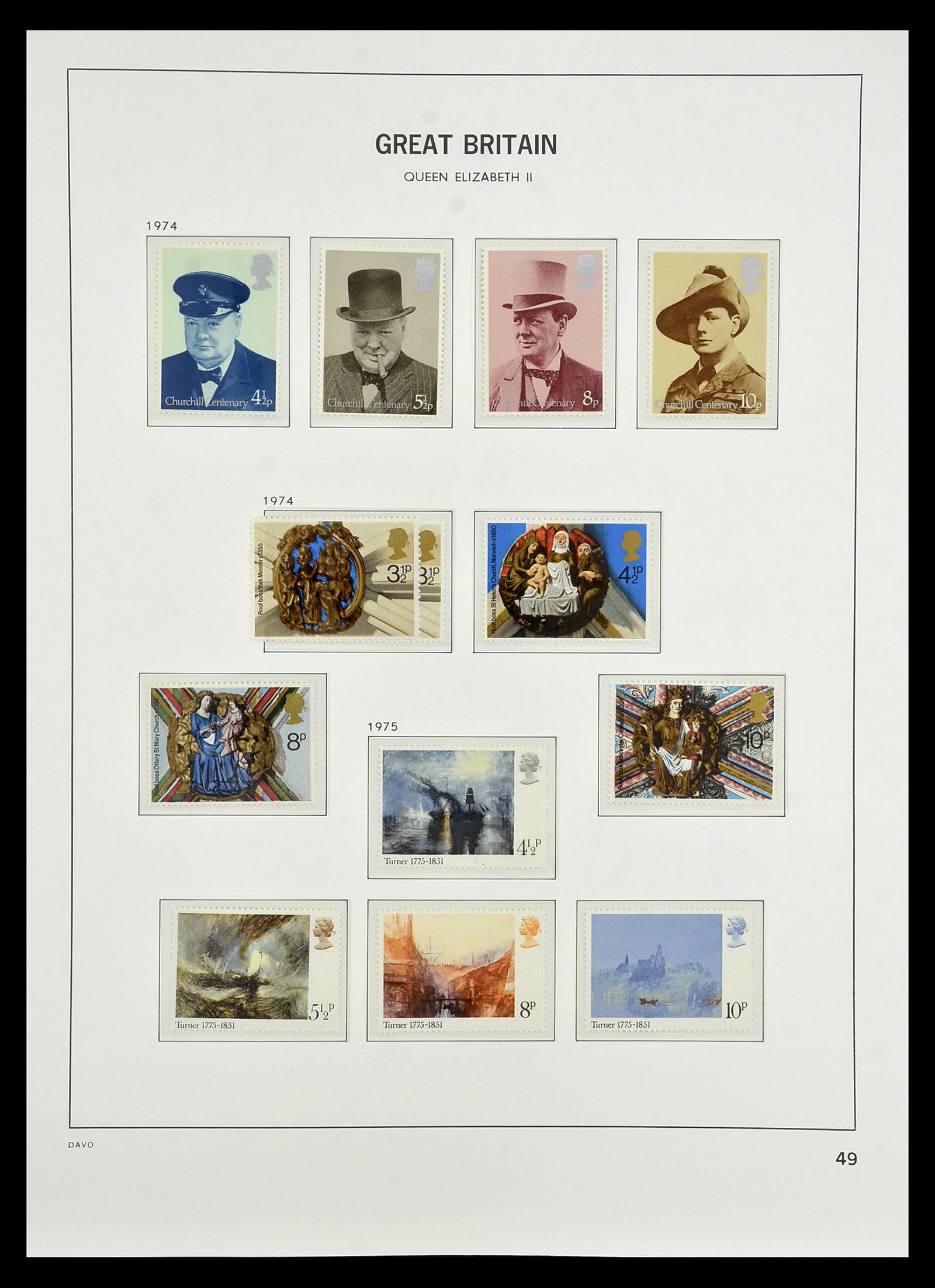 35125 061 - Postzegelverzameling 35125 Engeland 1840-2004.