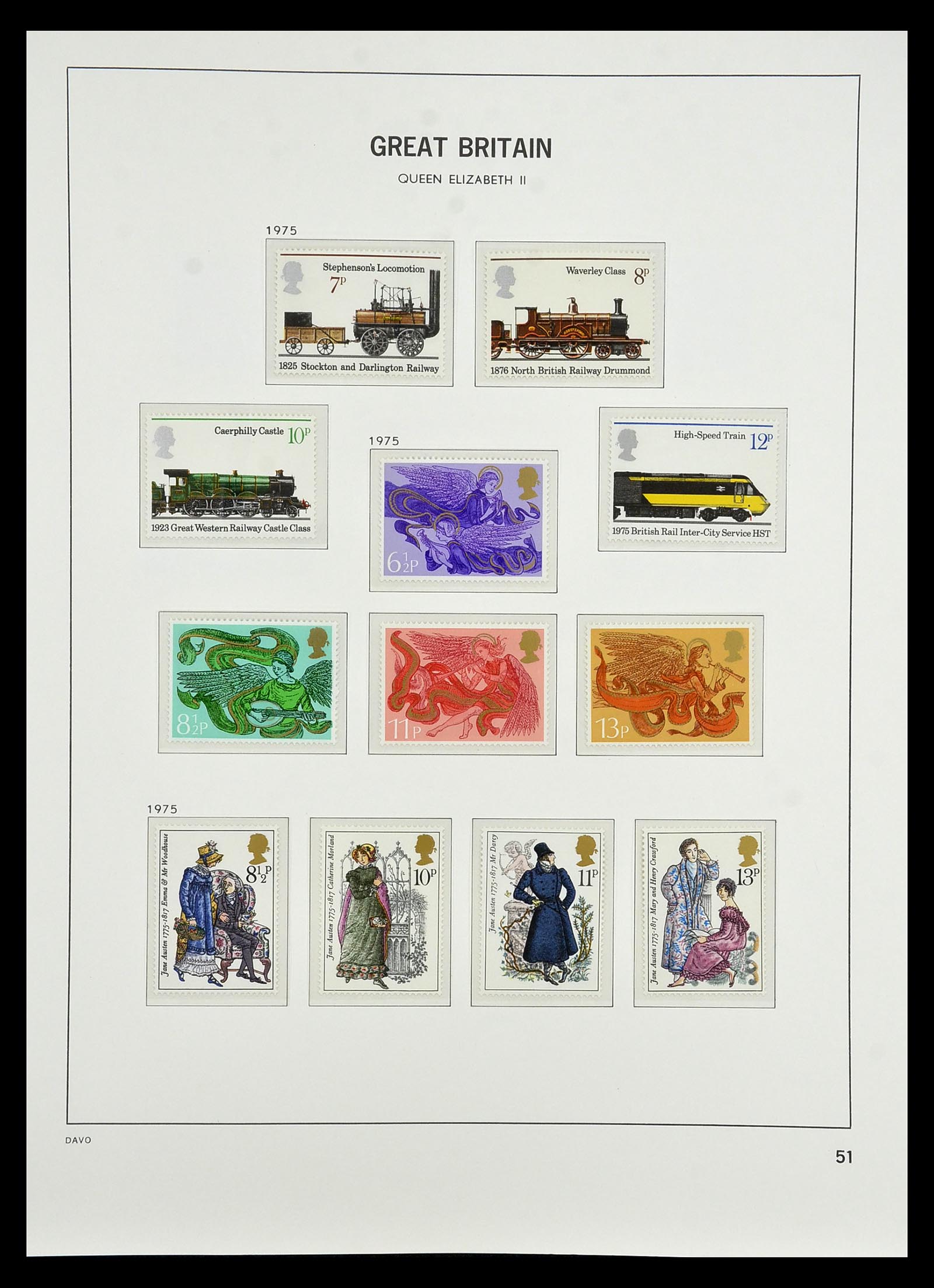 35125 063 - Postzegelverzameling 35125 Engeland 1840-2004.