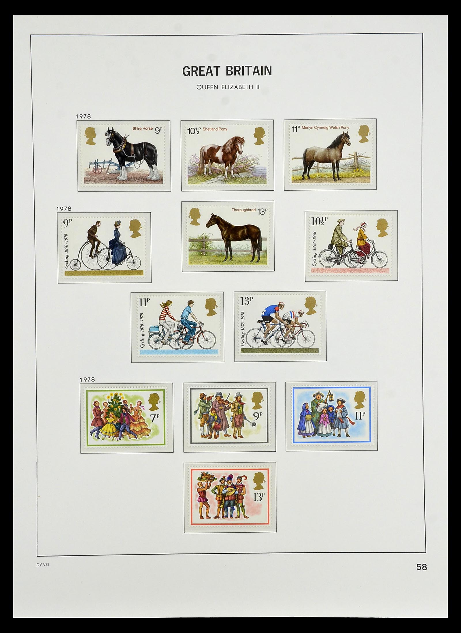 35125 070 - Postzegelverzameling 35125 Engeland 1840-2004.