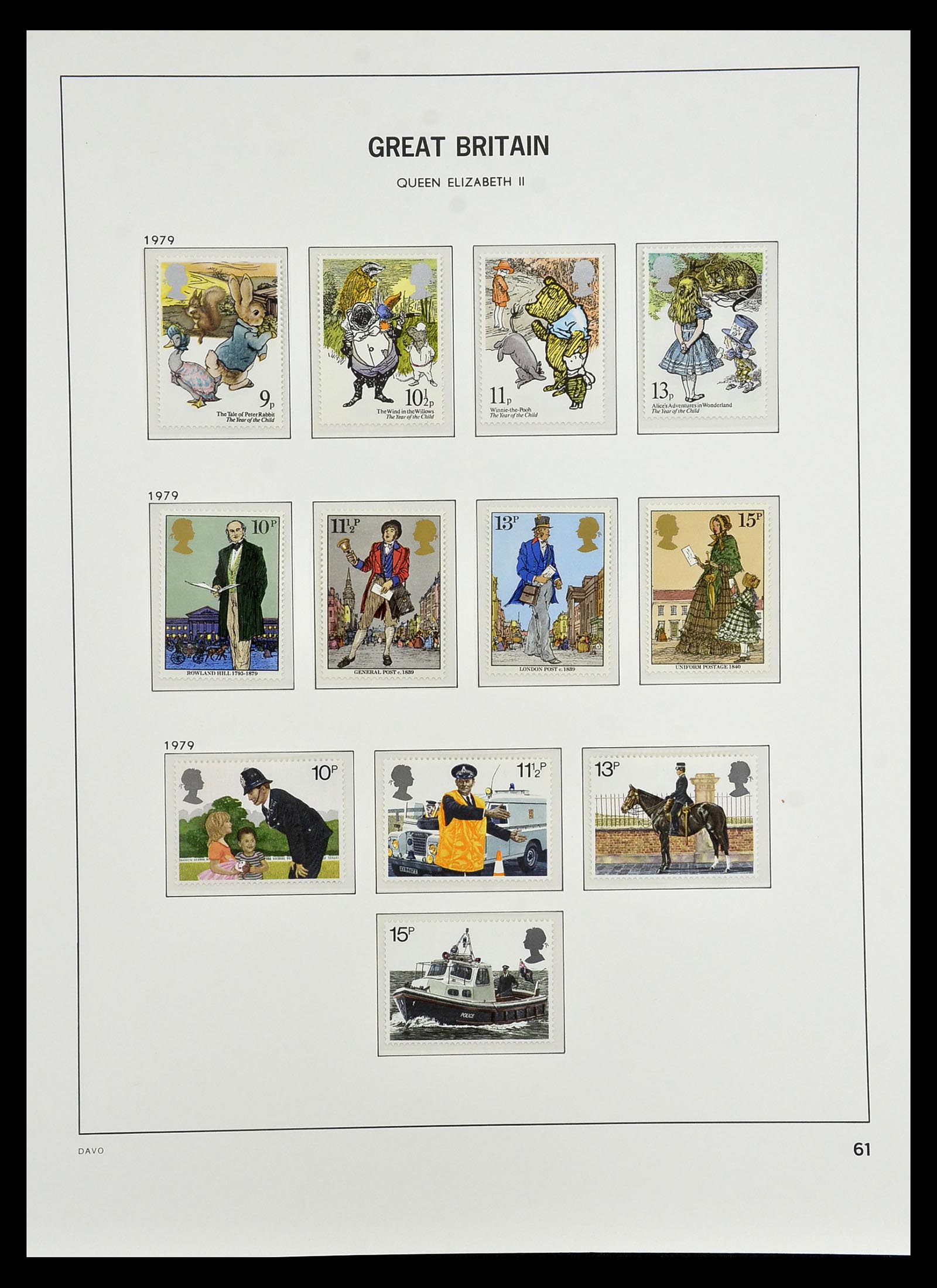 35125 073 - Postzegelverzameling 35125 Engeland 1840-2004.