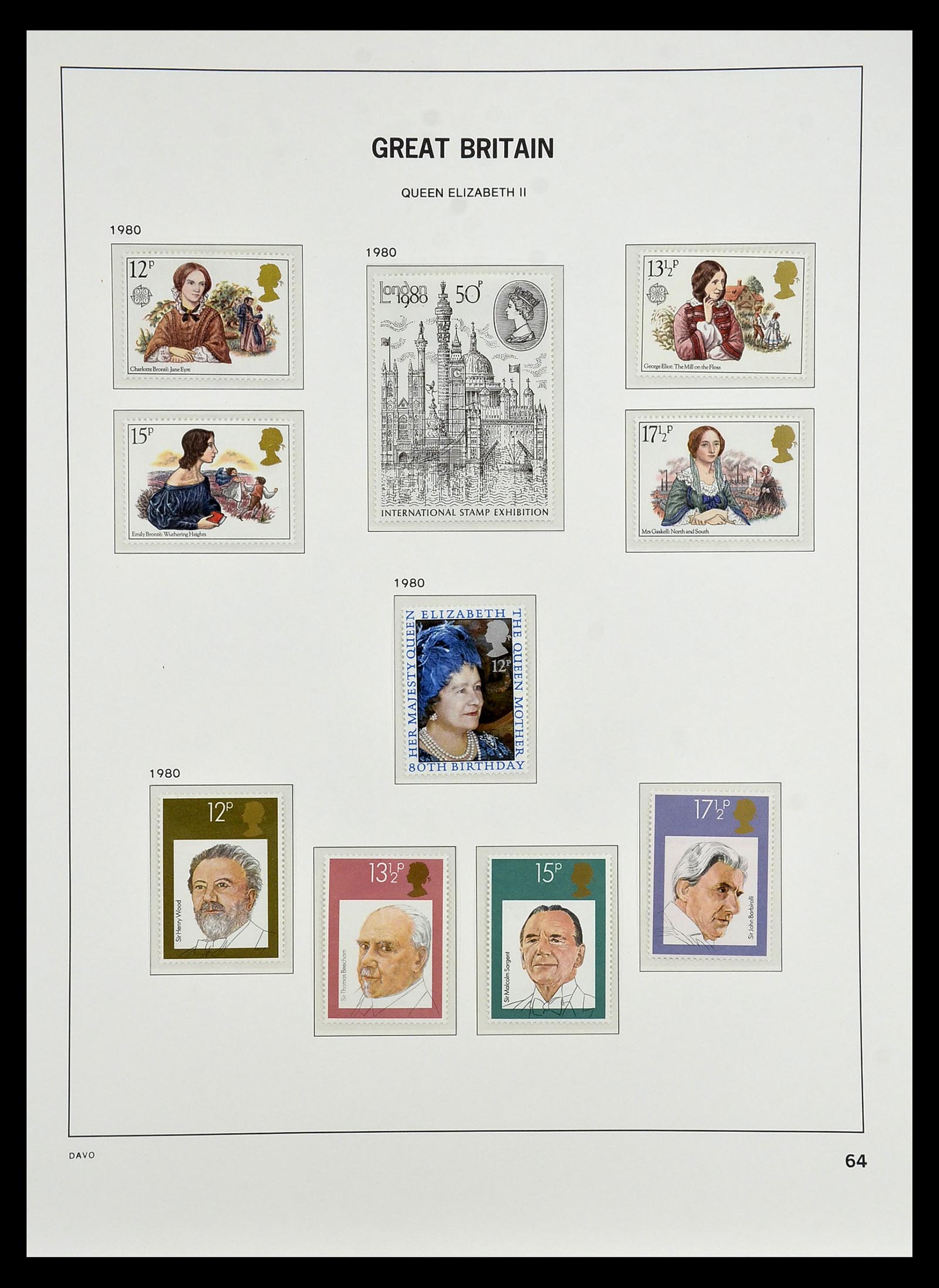 35125 076 - Postzegelverzameling 35125 Engeland 1840-2004.