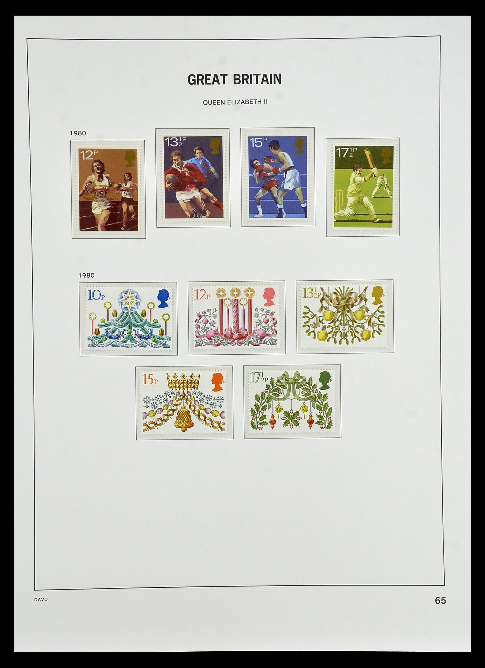 35125 077 - Postzegelverzameling 35125 Engeland 1840-2004.