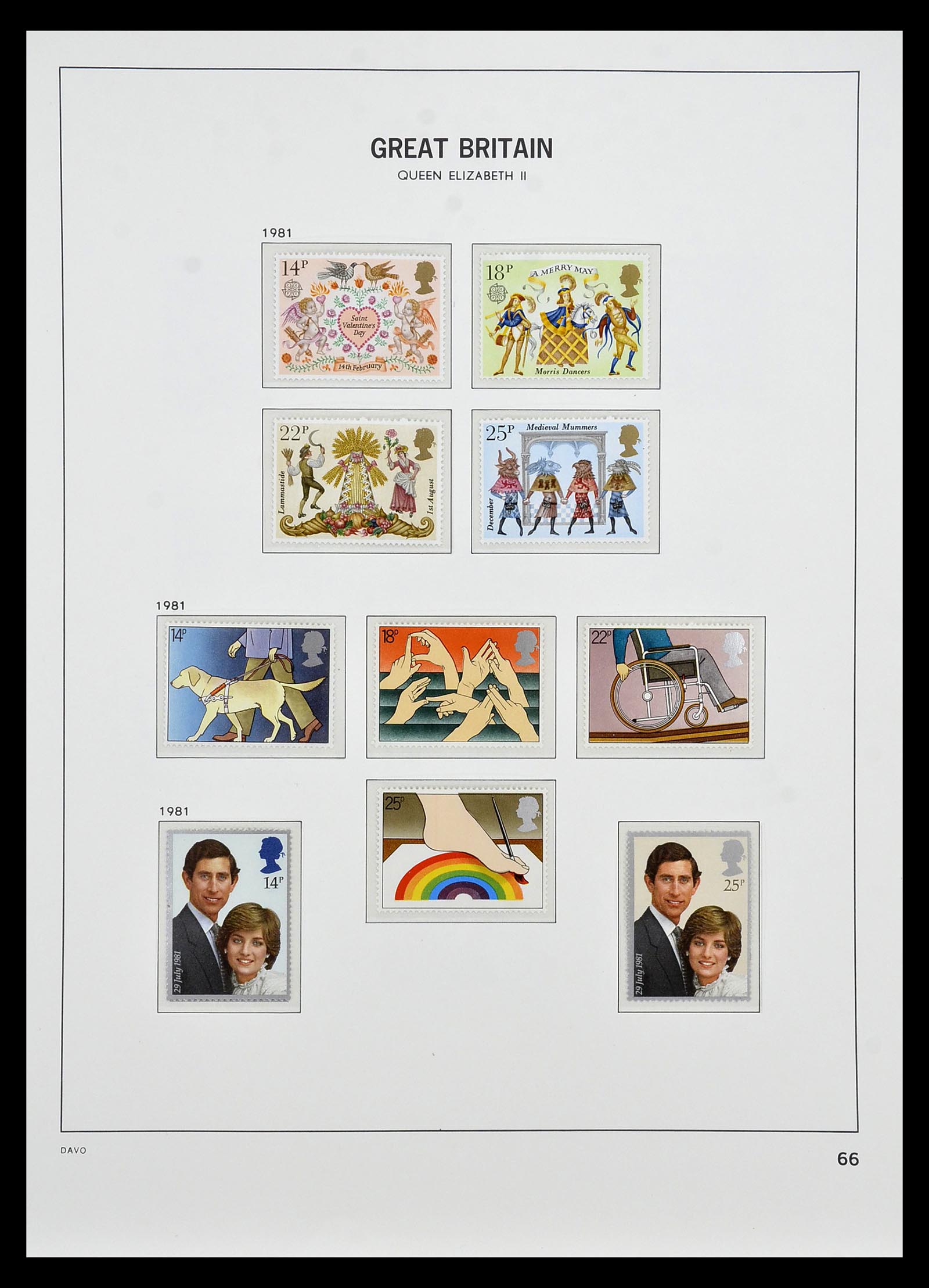 35125 078 - Postzegelverzameling 35125 Engeland 1840-2004.