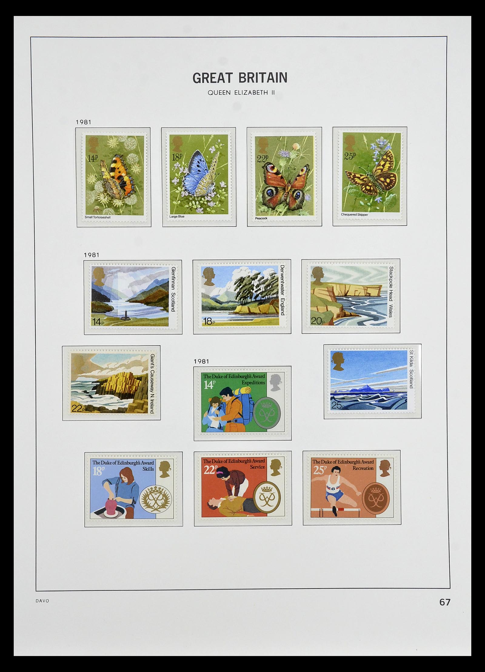 35125 079 - Postzegelverzameling 35125 Engeland 1840-2004.