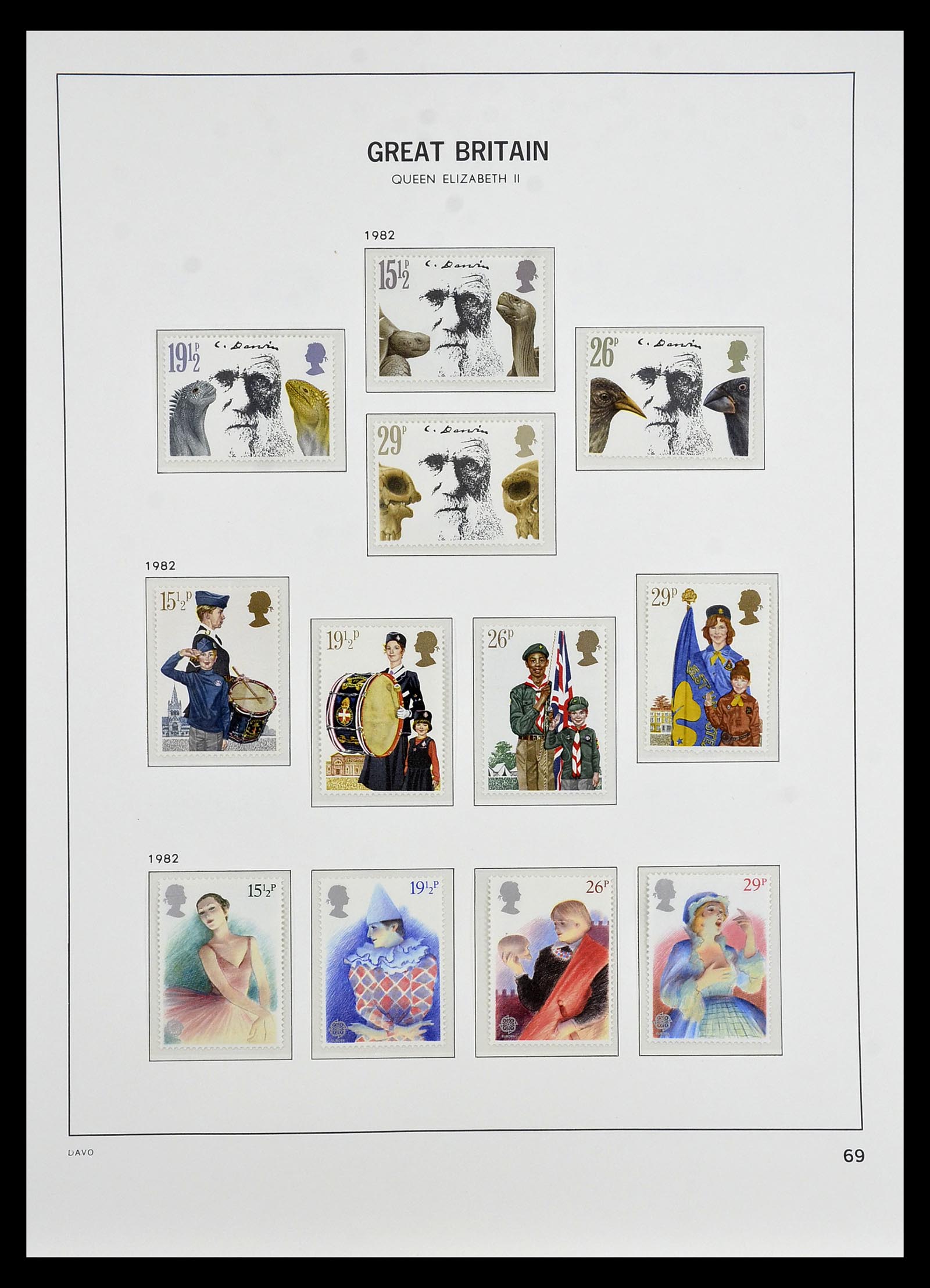 35125 081 - Postzegelverzameling 35125 Engeland 1840-2004.