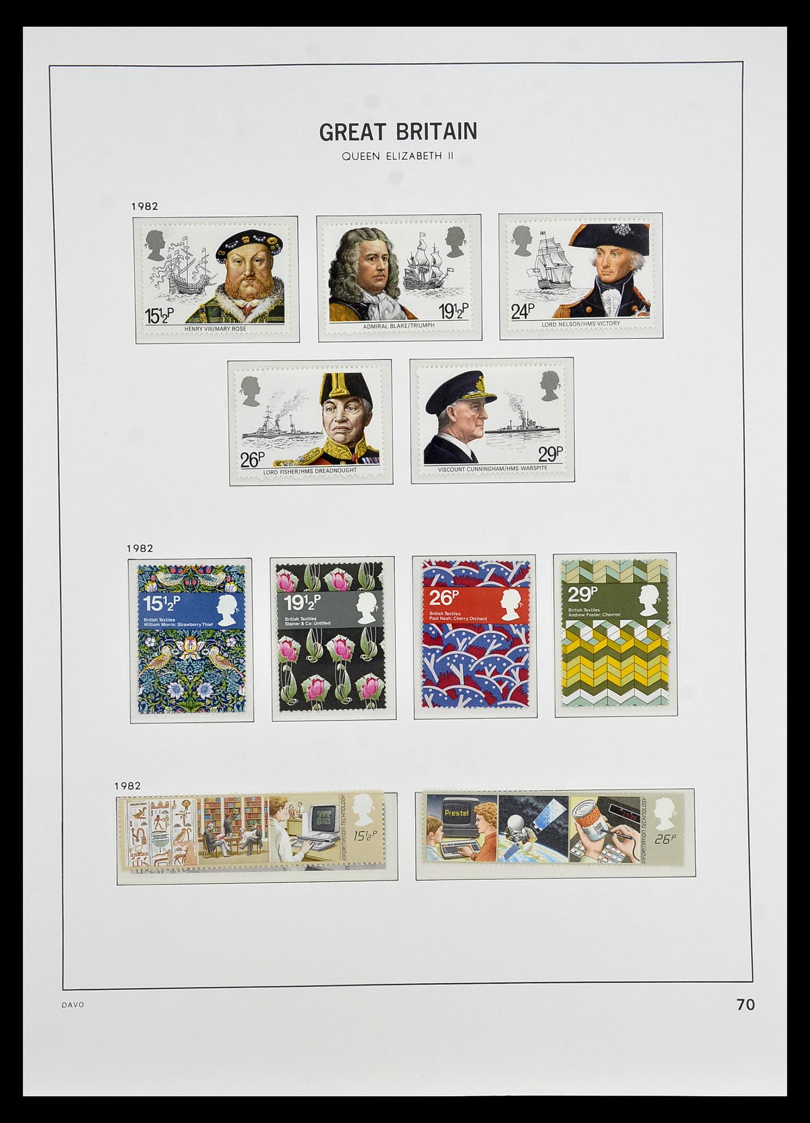 35125 082 - Postzegelverzameling 35125 Engeland 1840-2004.