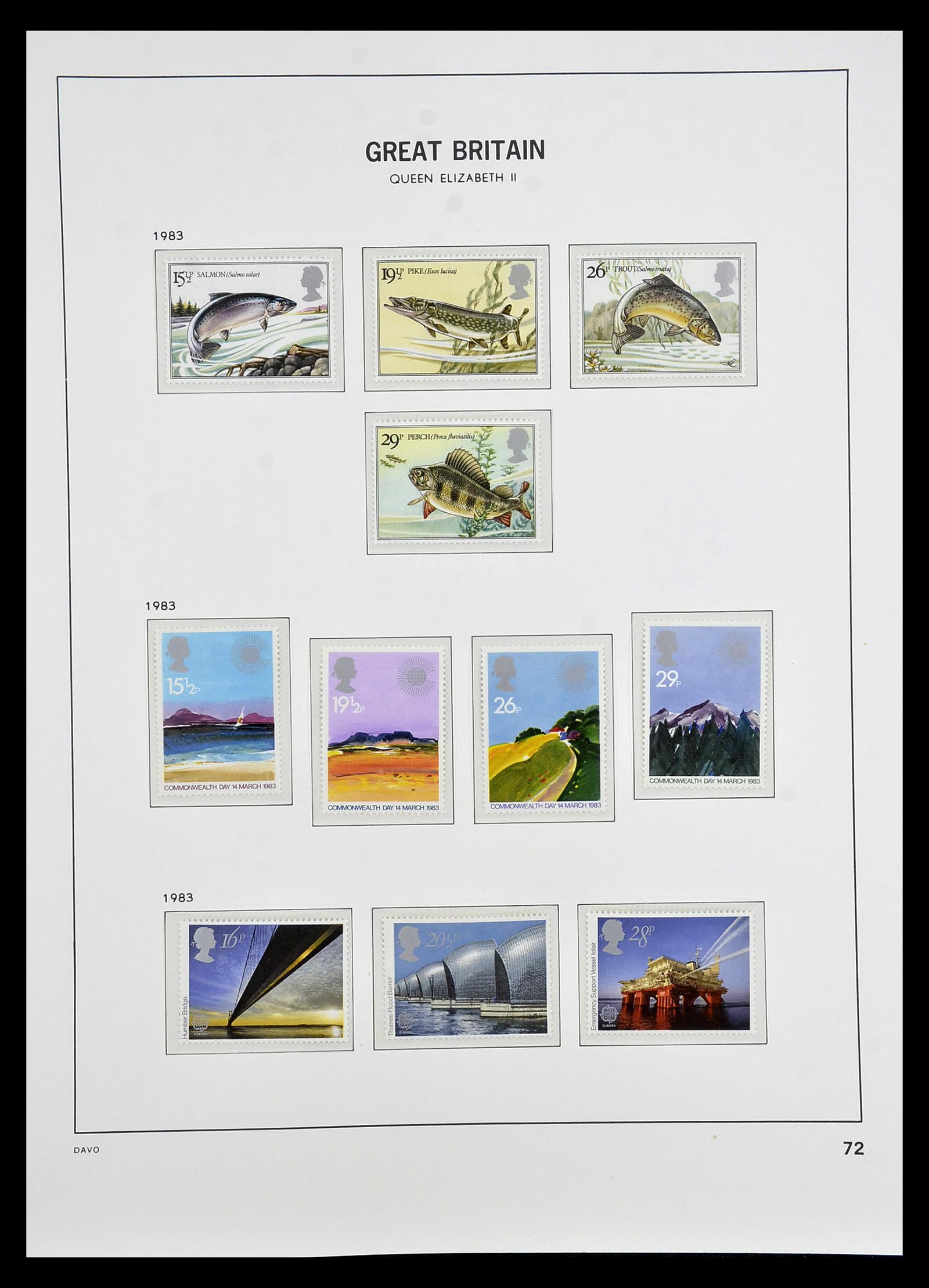 35125 084 - Postzegelverzameling 35125 Engeland 1840-2004.