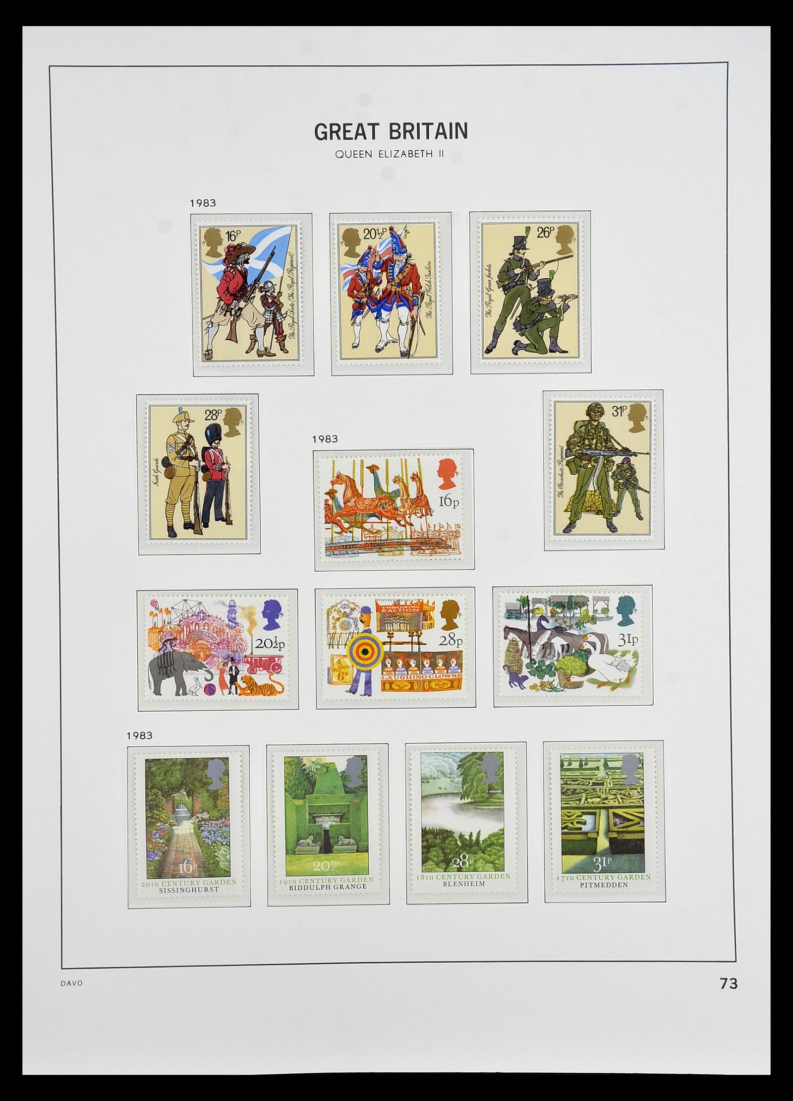 35125 085 - Postzegelverzameling 35125 Engeland 1840-2004.
