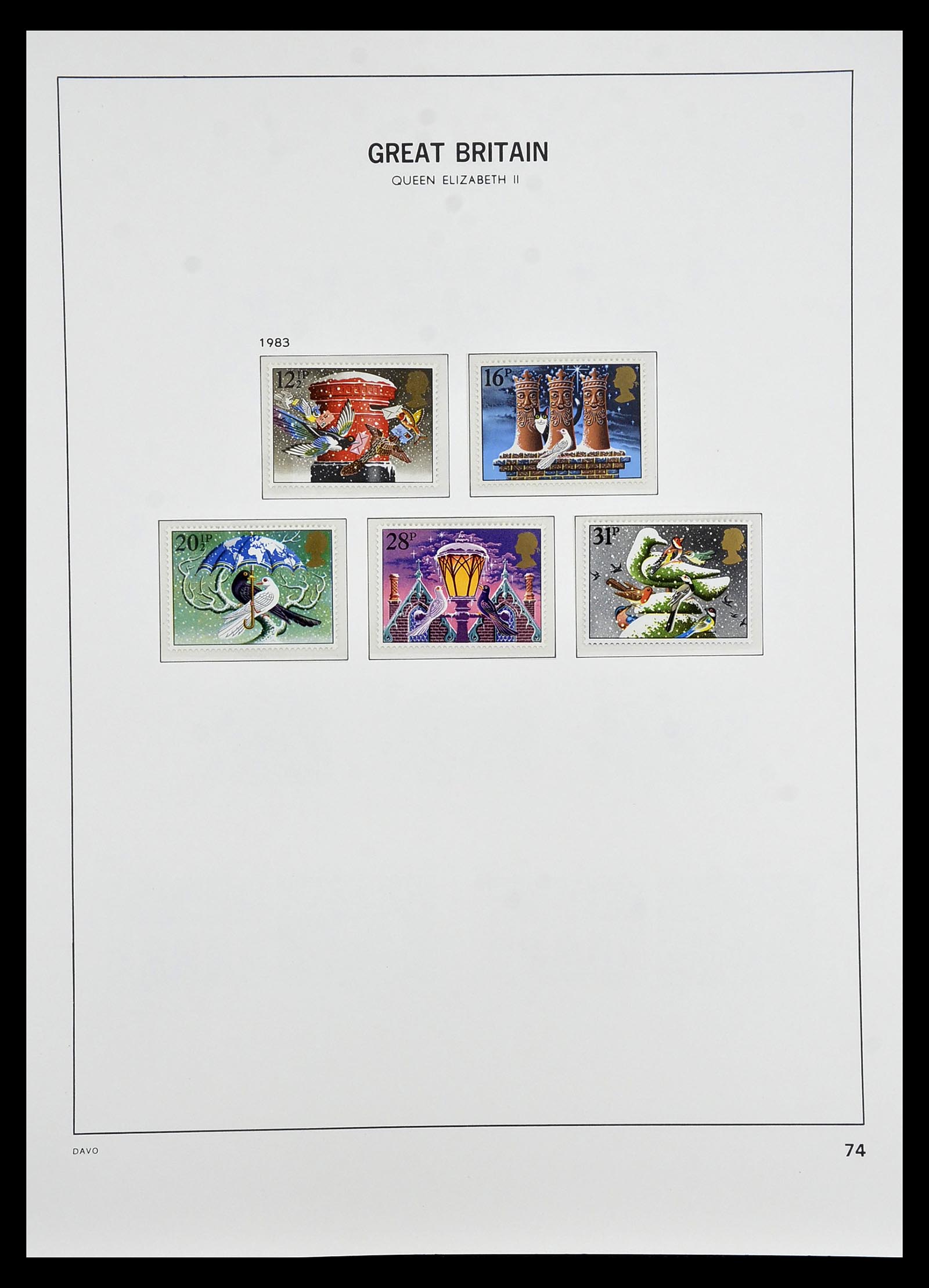 35125 086 - Postzegelverzameling 35125 Engeland 1840-2004.