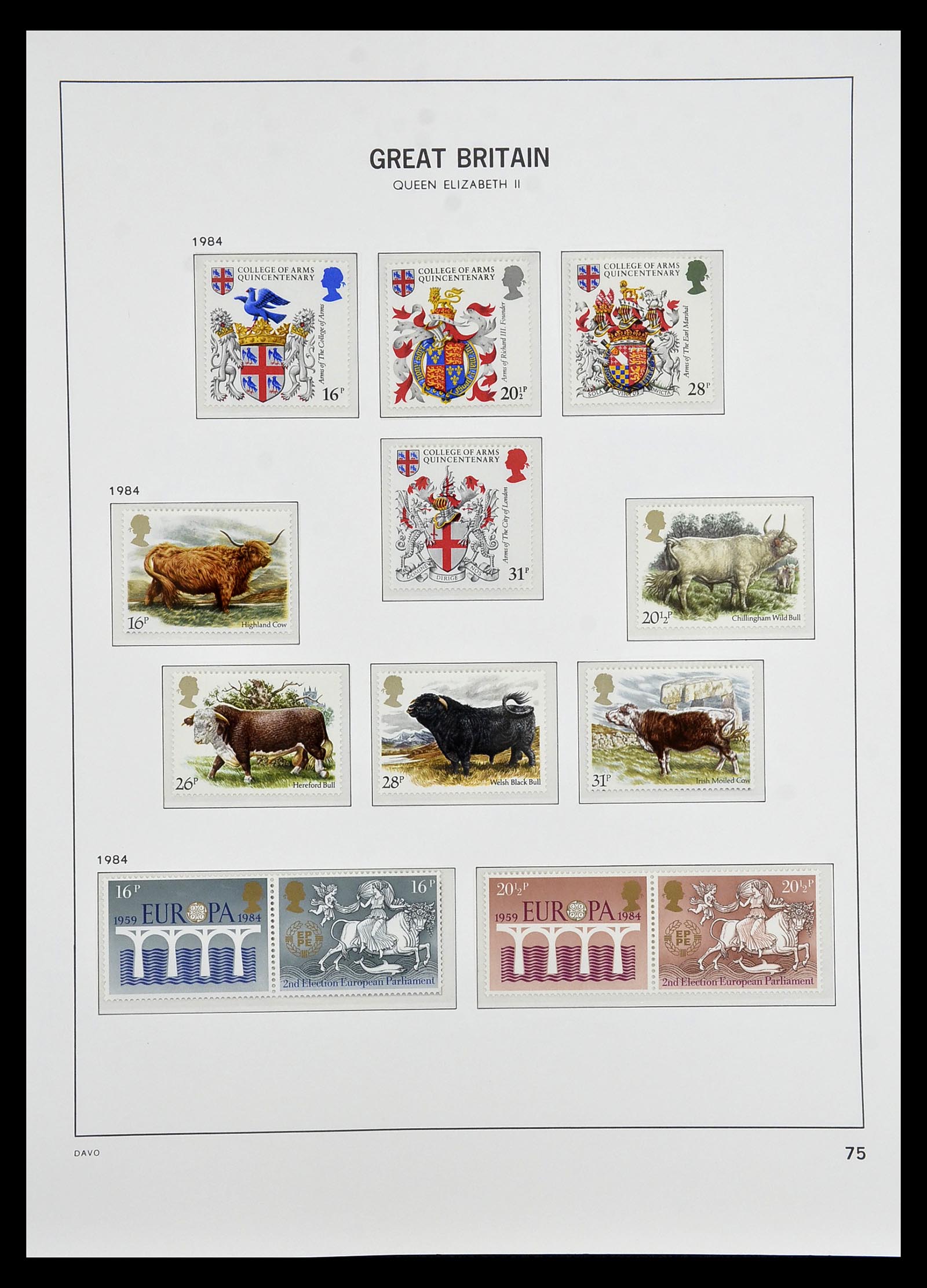 35125 087 - Postzegelverzameling 35125 Engeland 1840-2004.