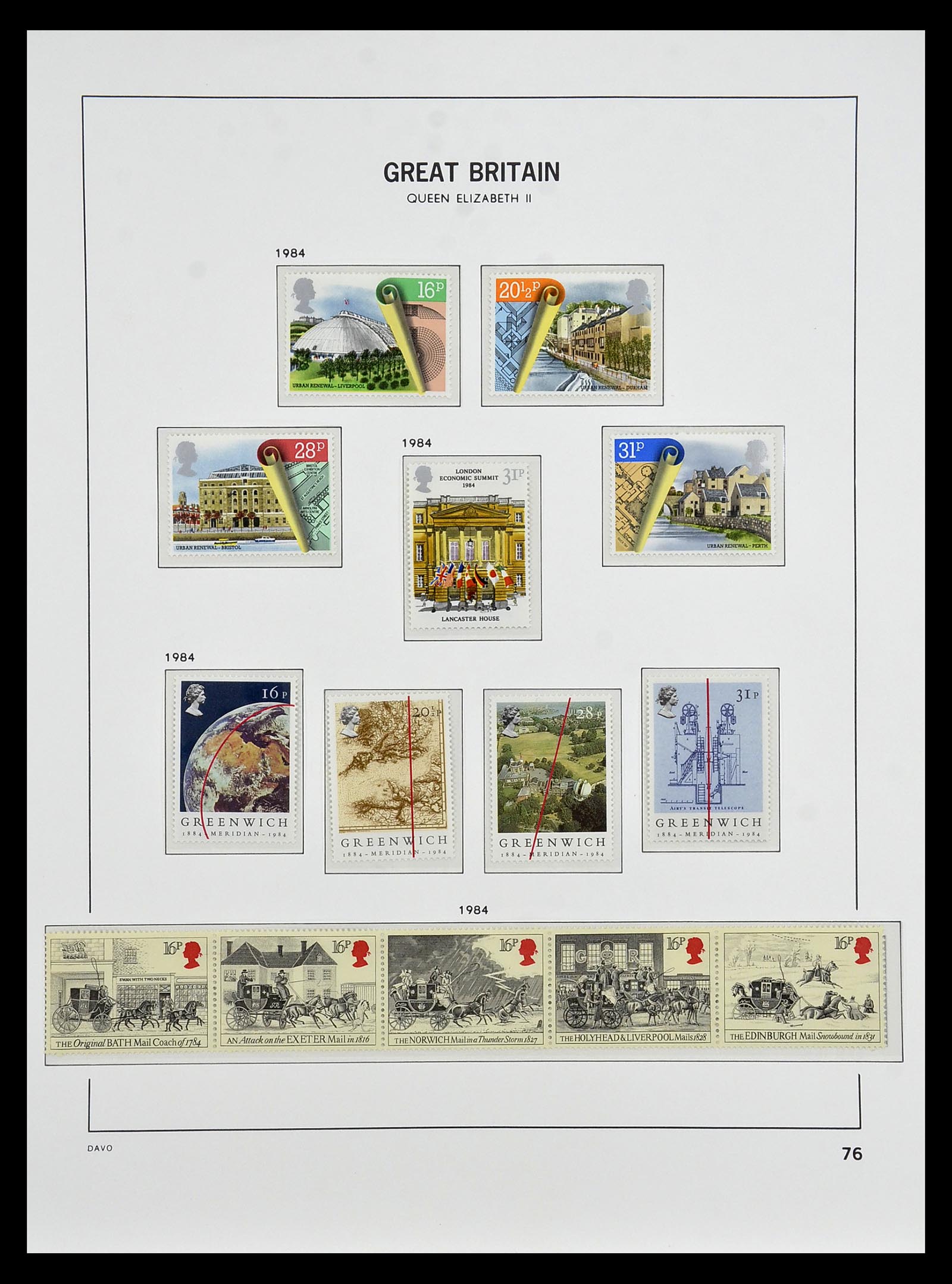 35125 088 - Postzegelverzameling 35125 Engeland 1840-2004.