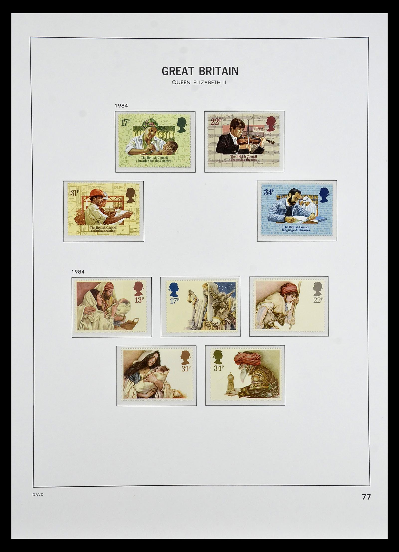 35125 089 - Postzegelverzameling 35125 Engeland 1840-2004.