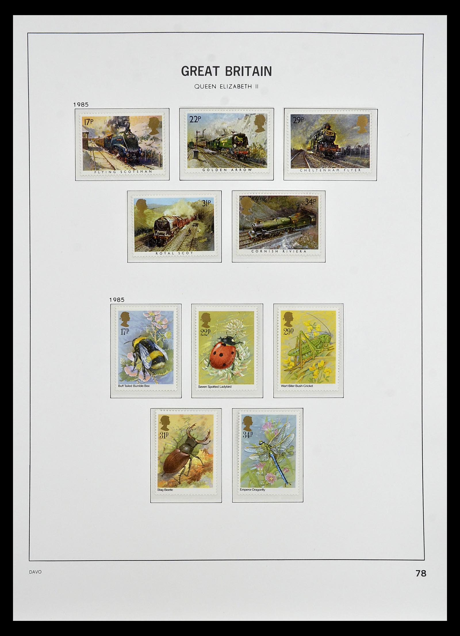 35125 090 - Postzegelverzameling 35125 Engeland 1840-2004.