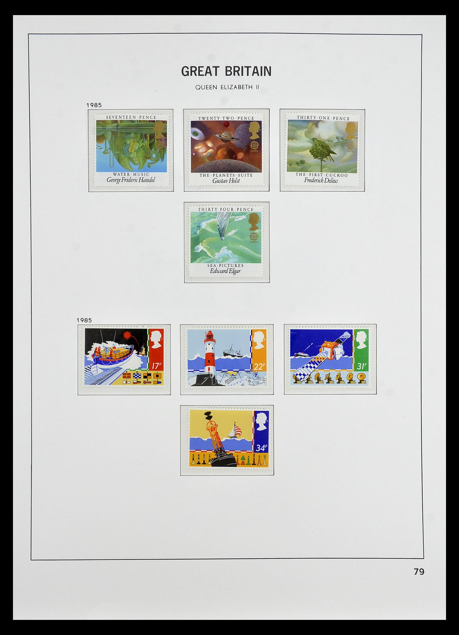 35125 091 - Postzegelverzameling 35125 Engeland 1840-2004.